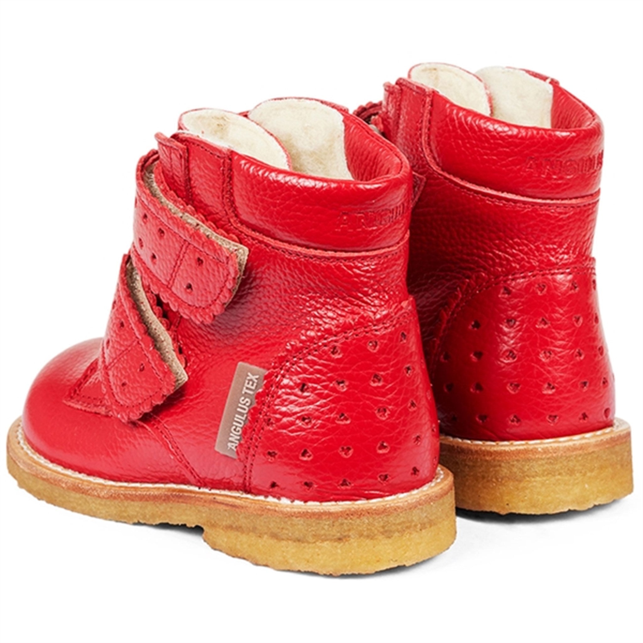 Angulus Starter Tex boots With Velcro Red 6