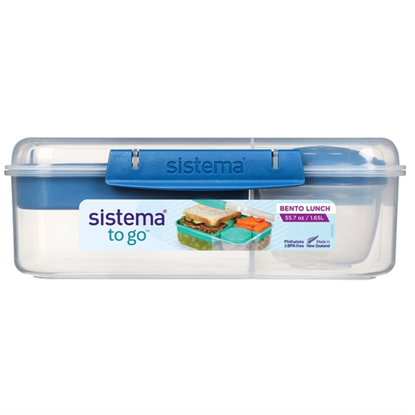 Sistema To Go Bento Lunch Box 1,65 L Ocean Blue 2
