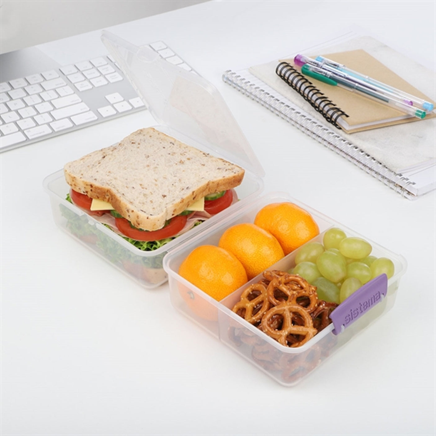 Sistema To Go Lunch Cube Lunch Box 1,4 L Misty Purple