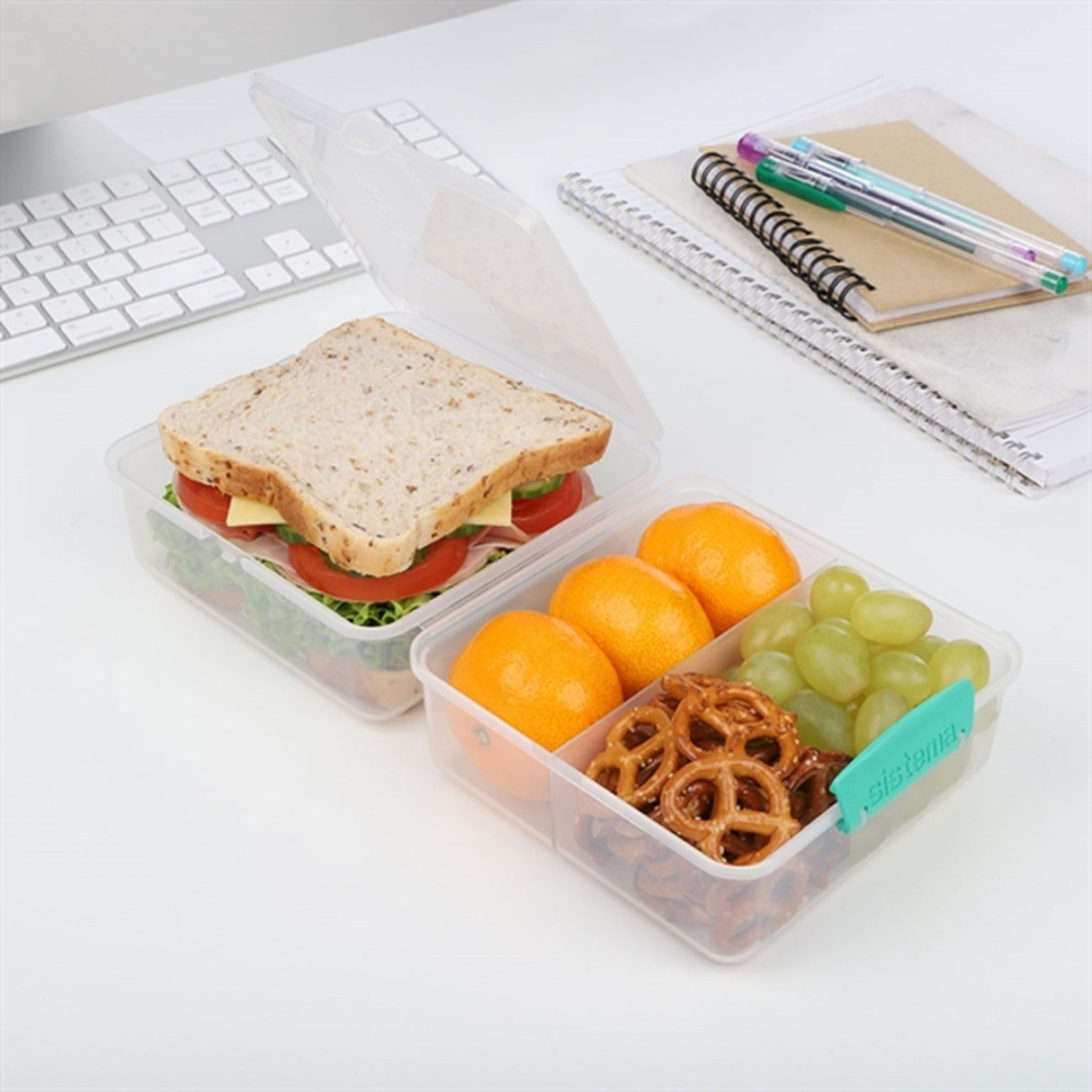 Sistema To Go Lunch Cube Lunch Box 1,4 L Minty Teal