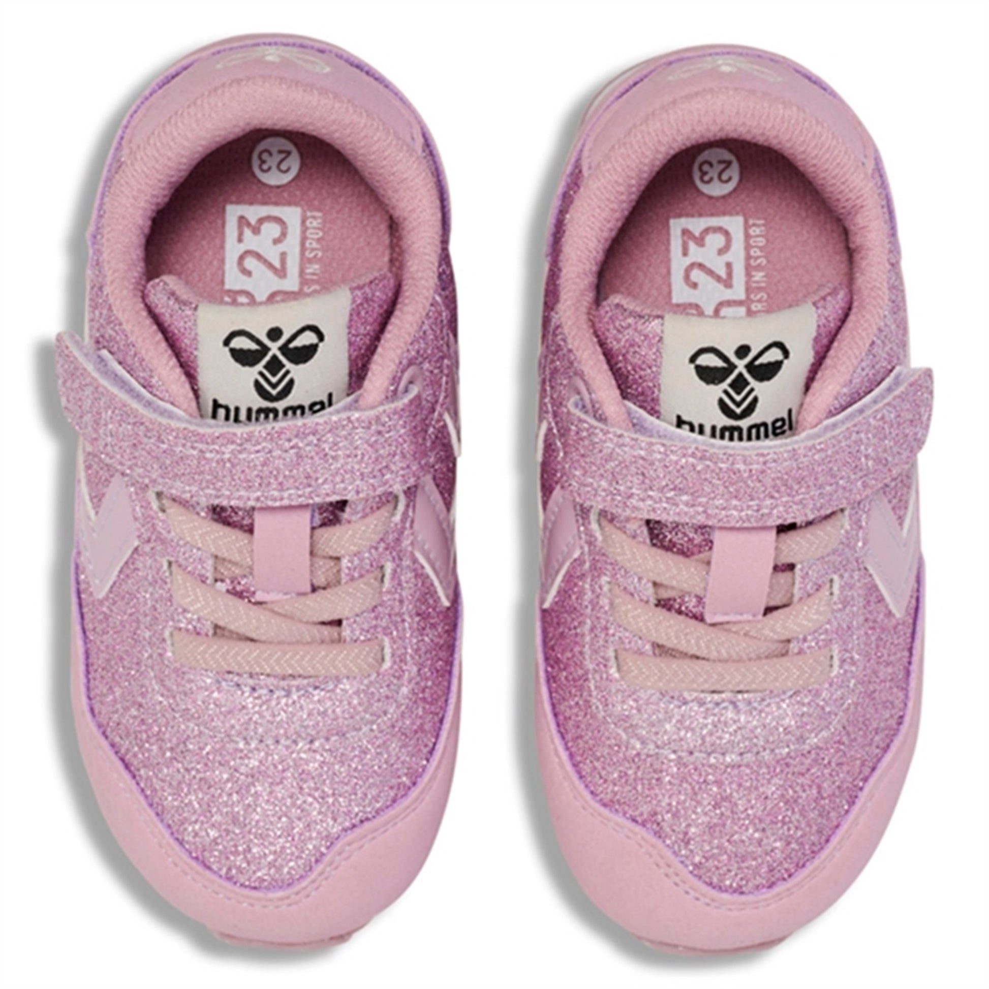 Hummel Reflex Glitter Infant Sneakers Lavender Frost