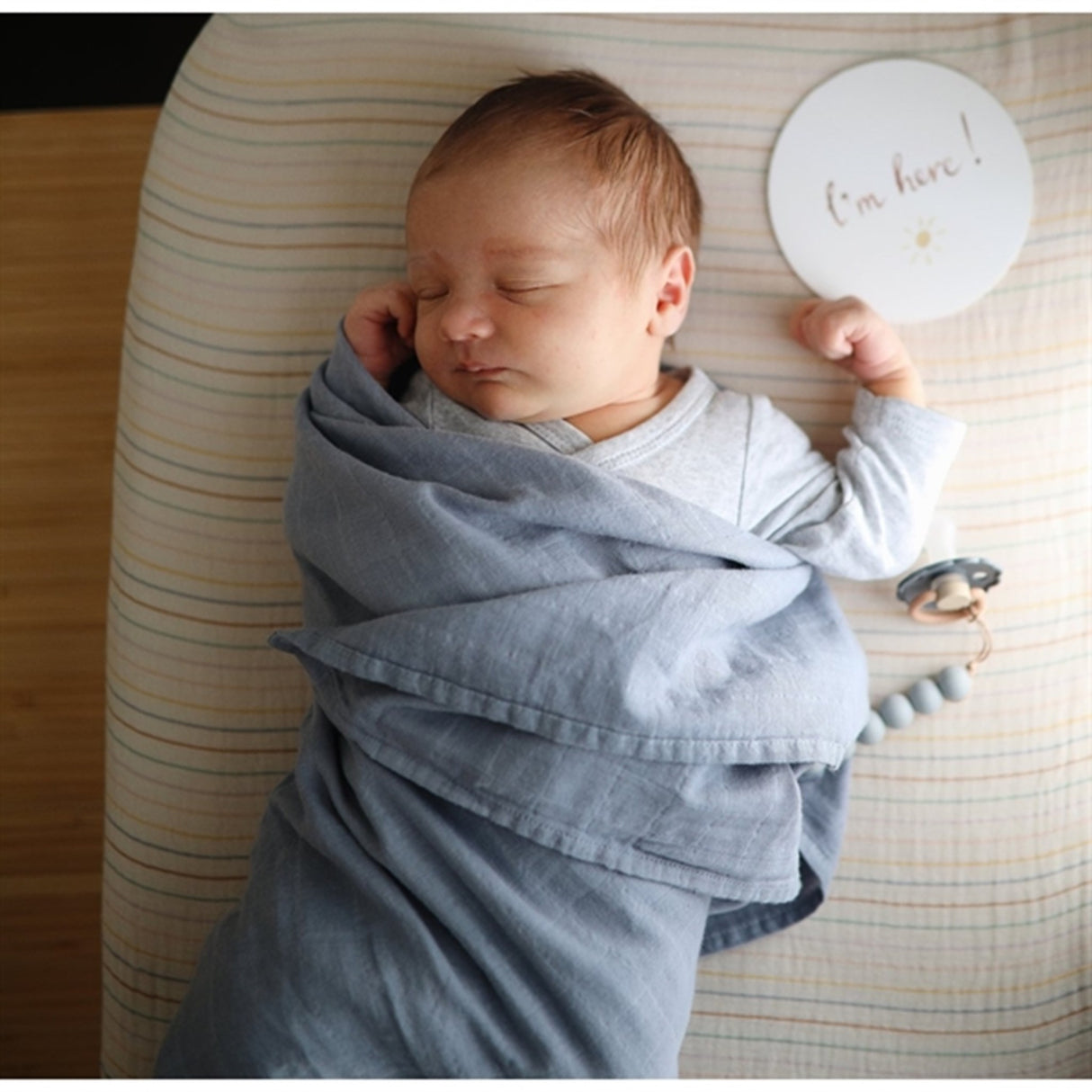 Mushie Swaddle Tradewinds