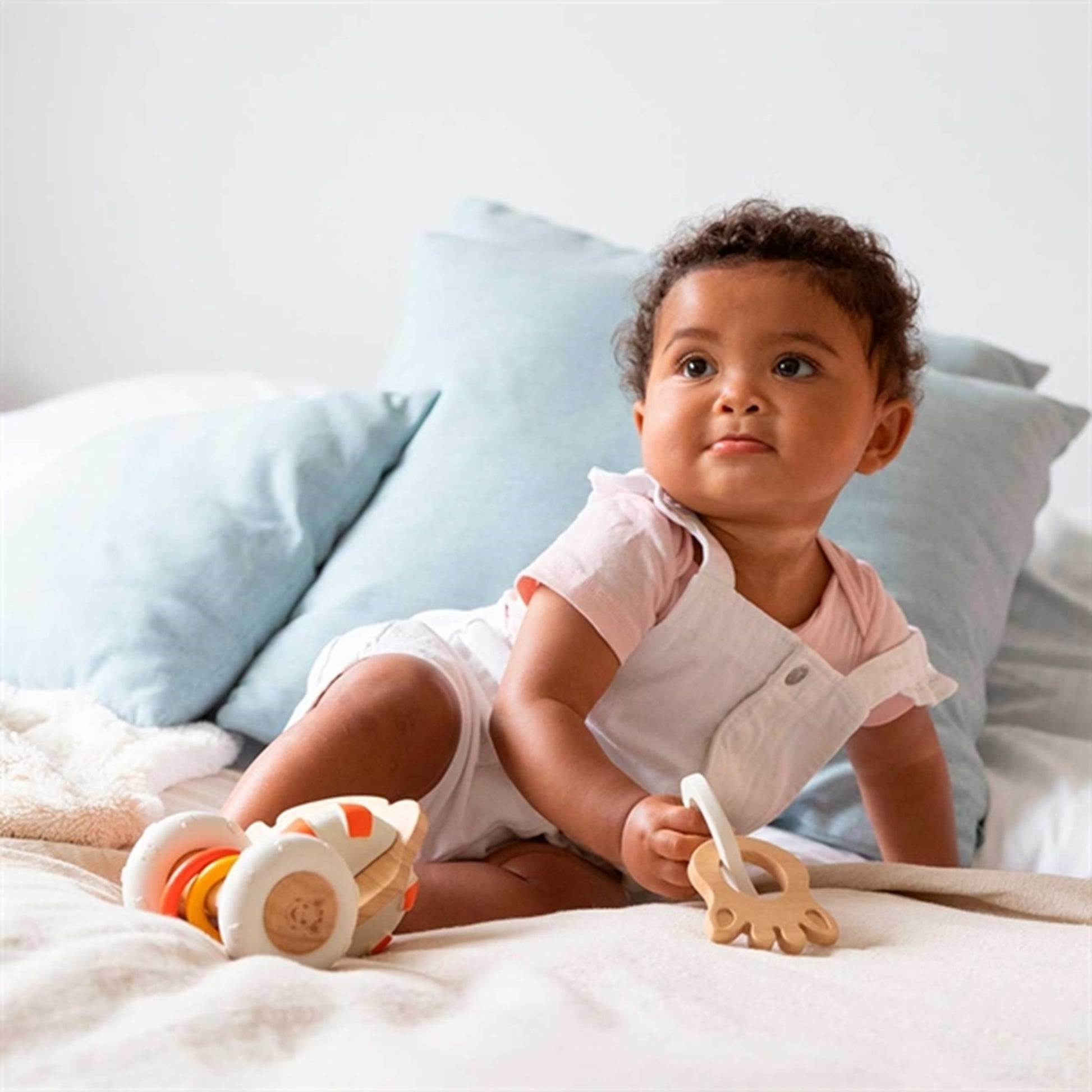 Sophie la Girafe So Pure Rubber & Wood Silhouette Rings