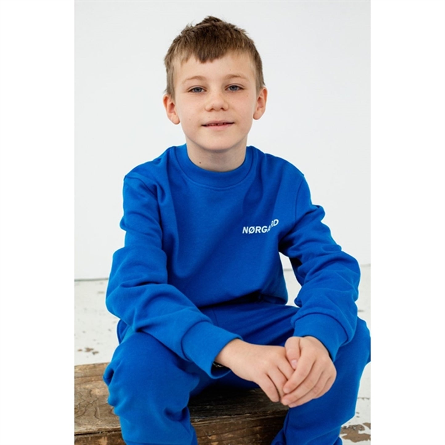 Mads Nørgaard Organic Sweat Solo Sweatshirt Snorkel Blue