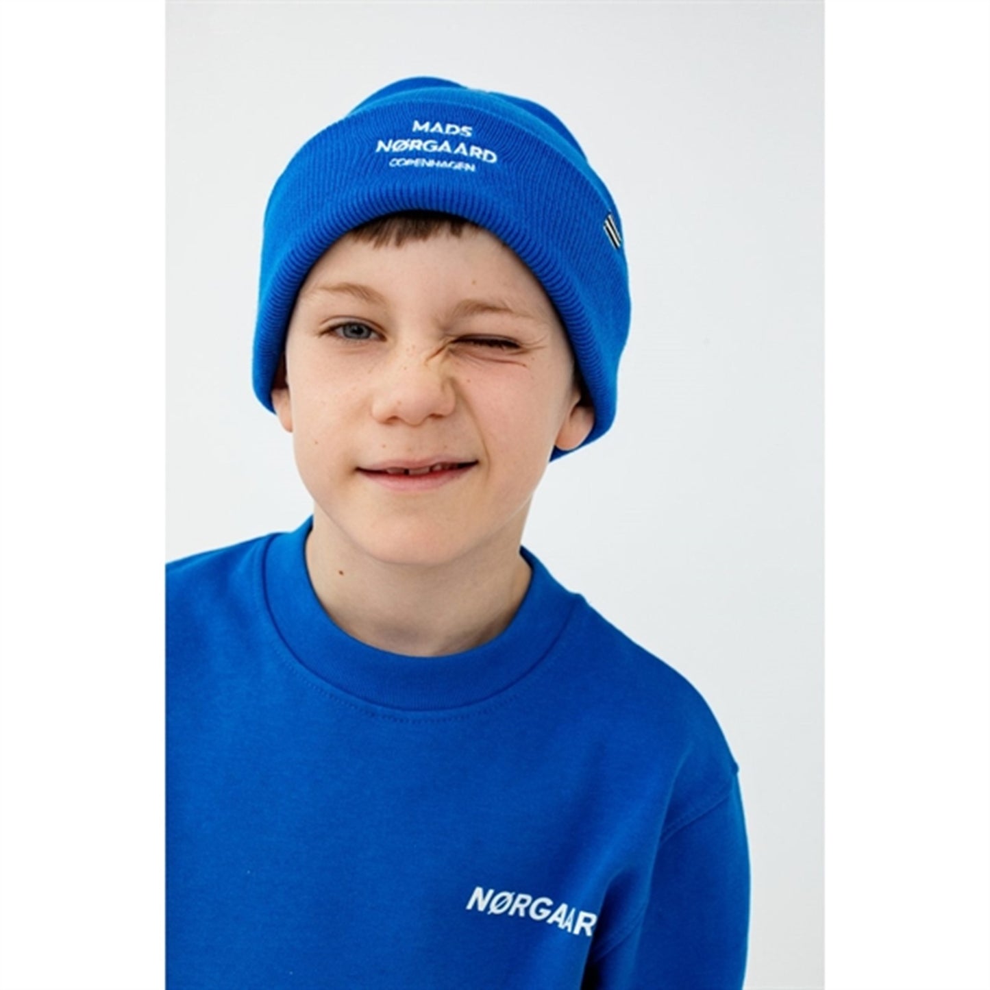 Mads Nørgaard Organic Sweat Solo Sweatshirt Snorkel Blue