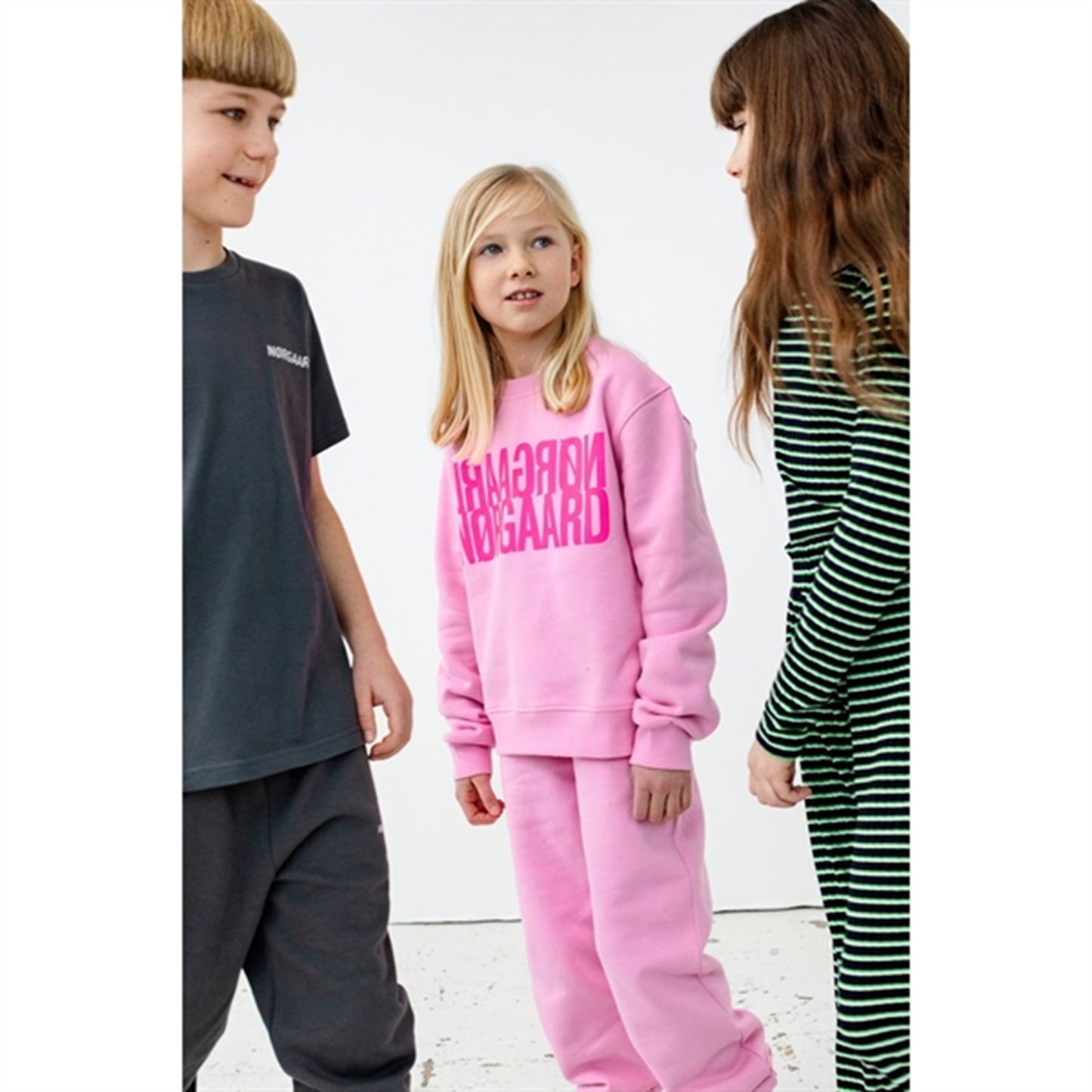 Mads Nørgaard Organic Sweat Pattina Sweatpants Begonia Pink