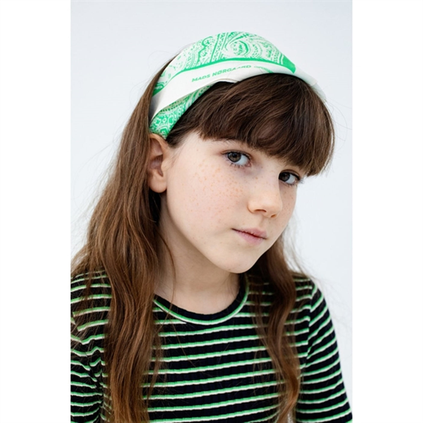 Mads Nørgaard 5x5 Stripe Talika Blouse Stripe/Deep Well