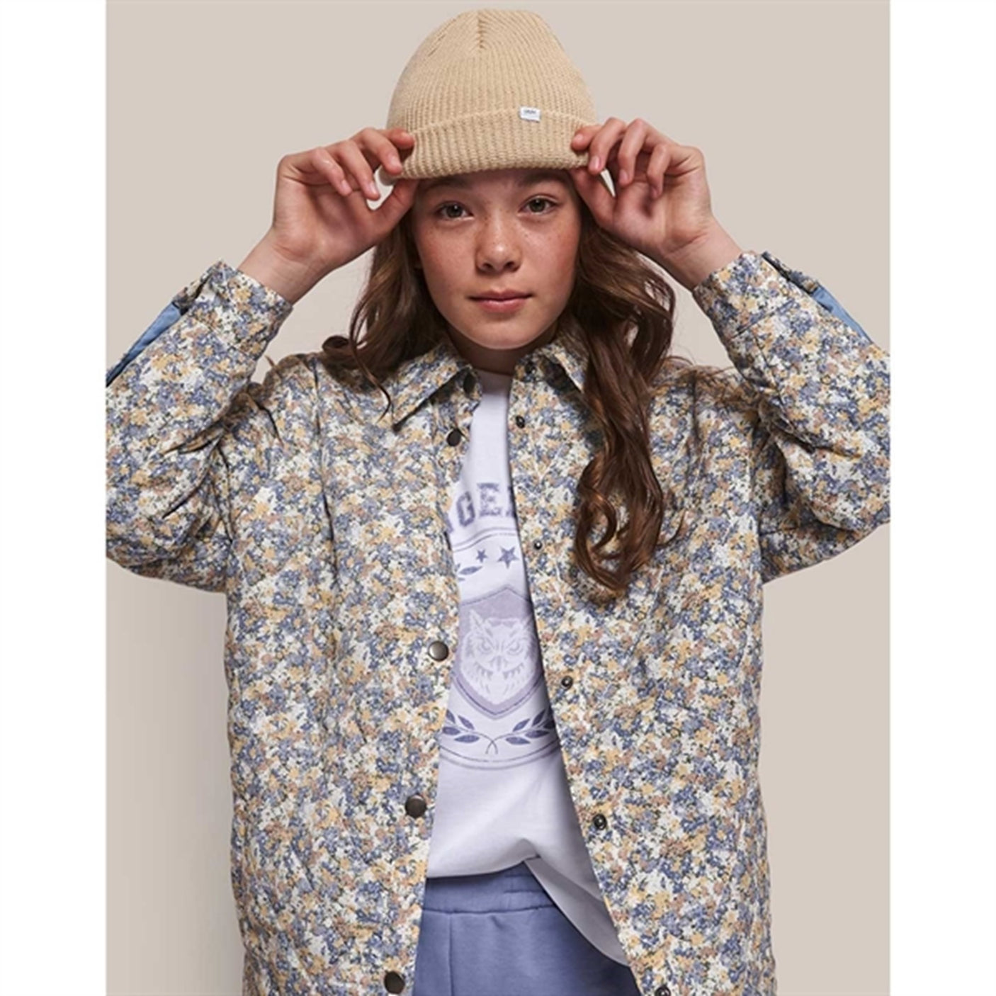 GRUNT Purple Laia Quilt Jacket