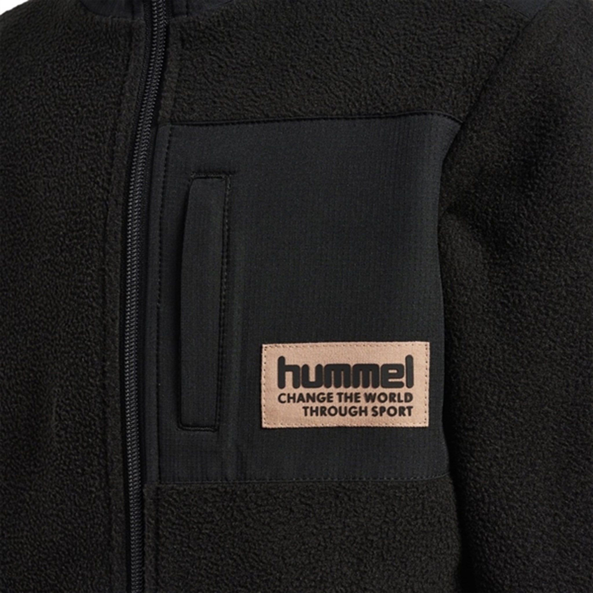 Hummel Black Dare Fleece Jacket 2