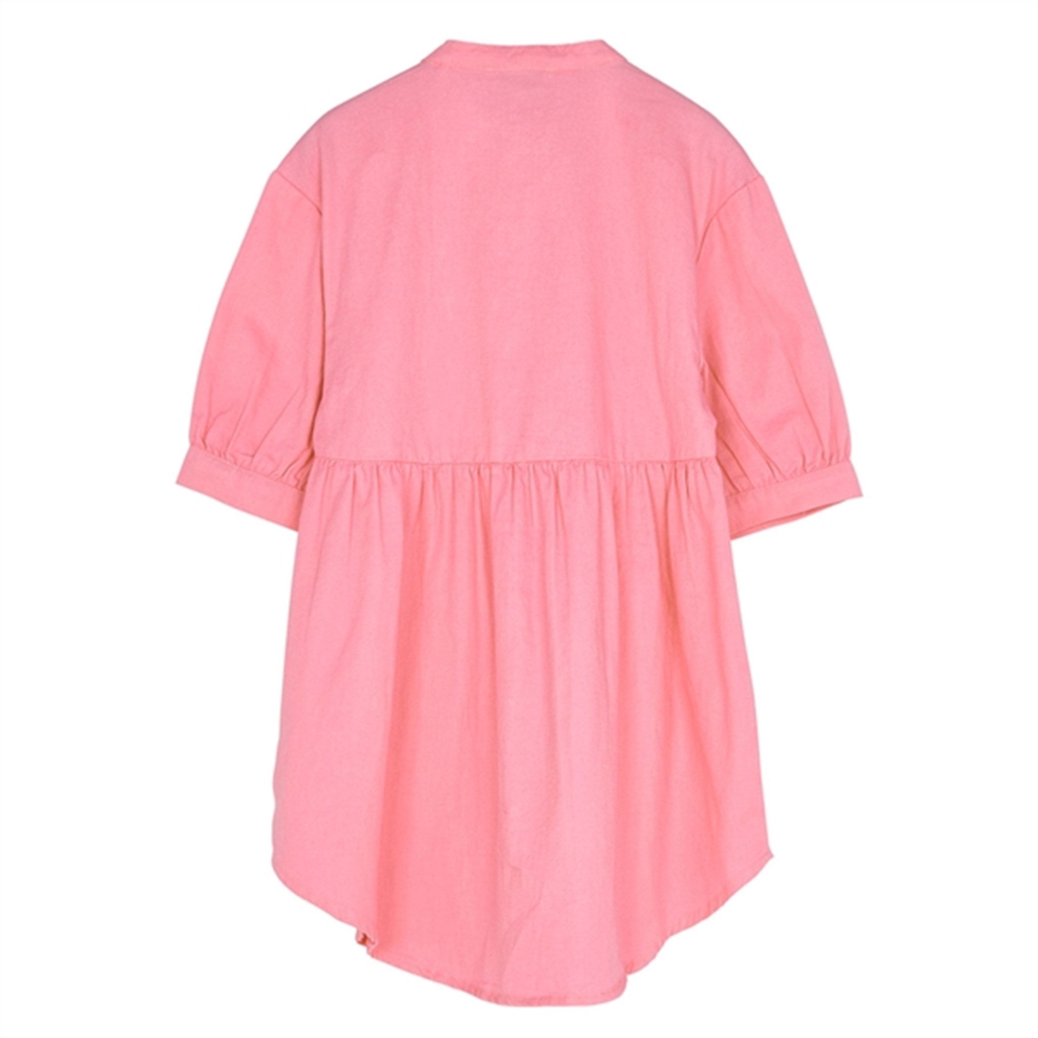 Finger In The Nose Swing Fluo Pink Shirt Dress 3
