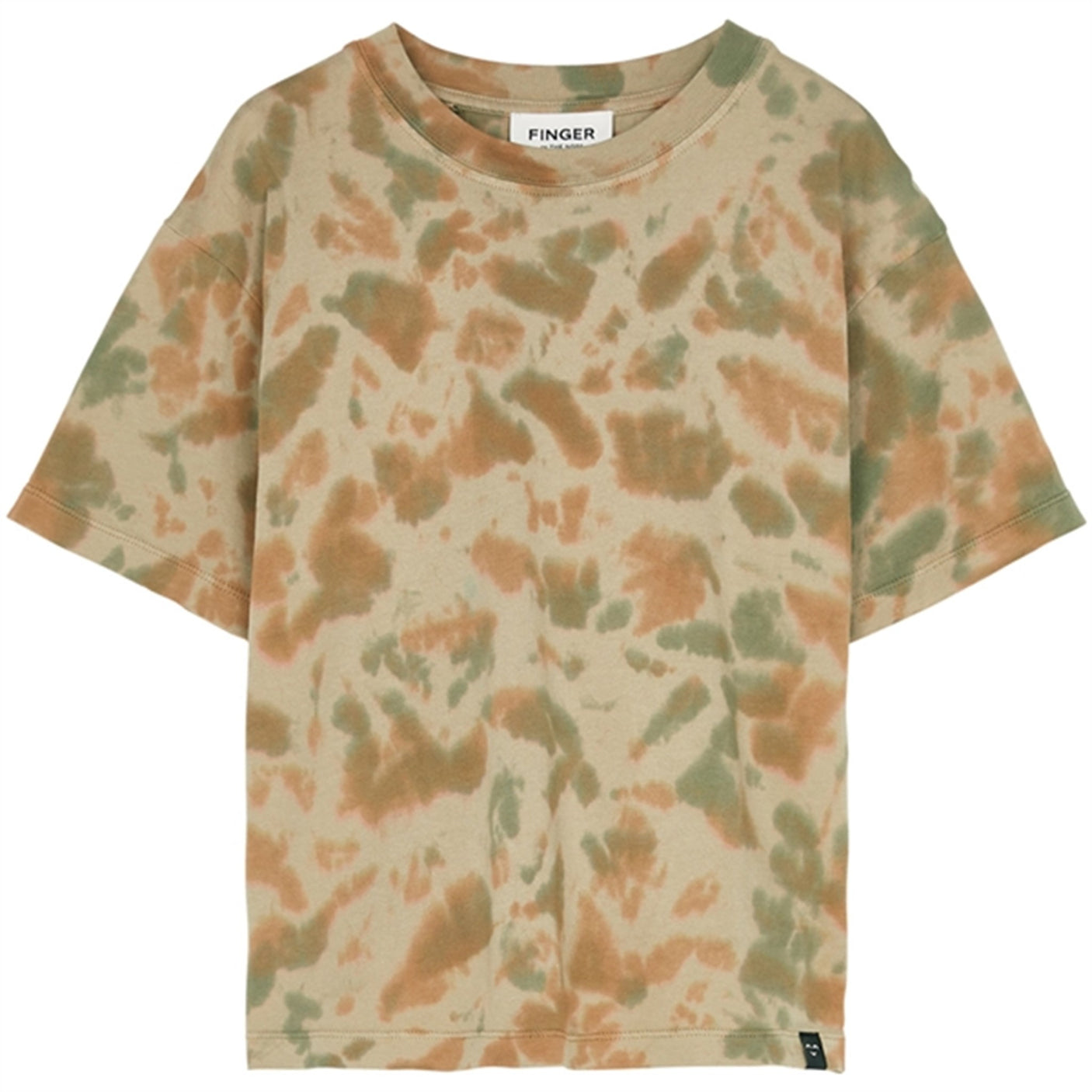 Finger In The Nose King Khaki Tie & Dye T-shirt