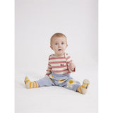 Bobo Choses Burgundy Red Maroon Stripes Body 2-pack
