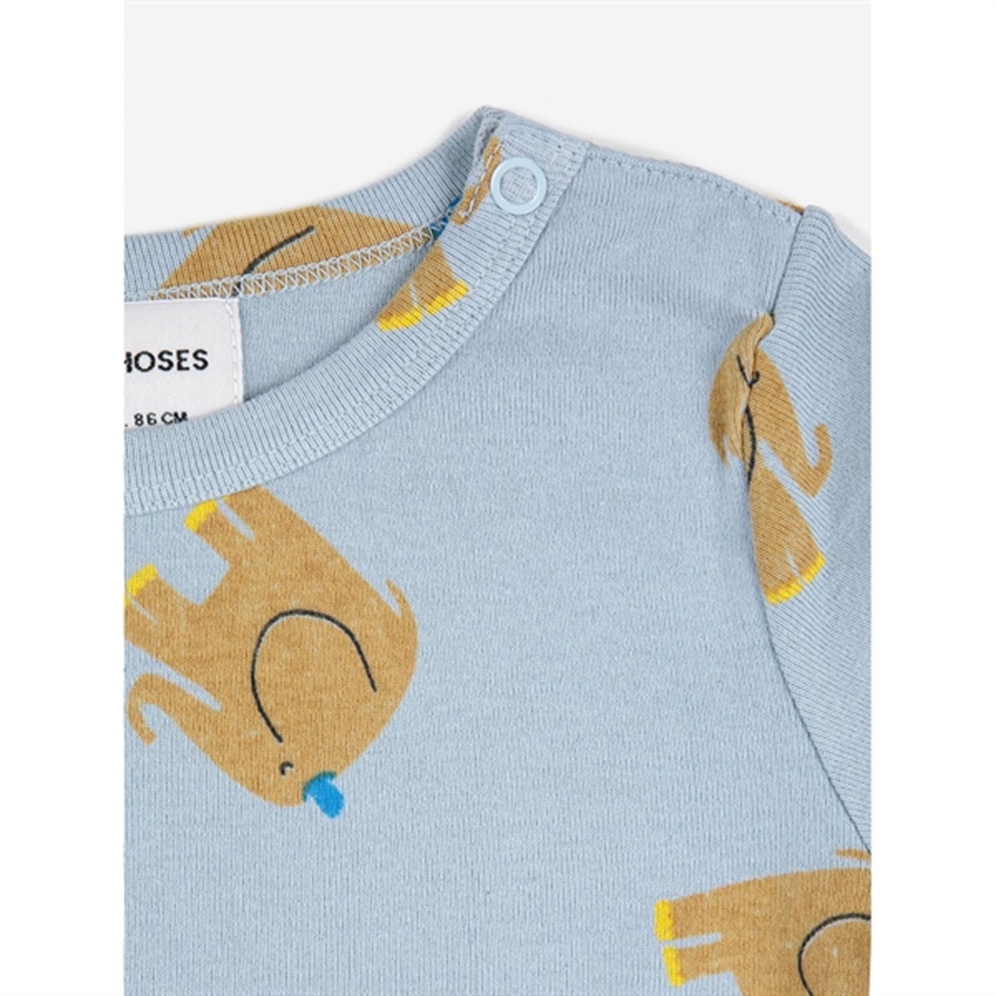 Bobo Choses Light Blue The Elephant Body AOP