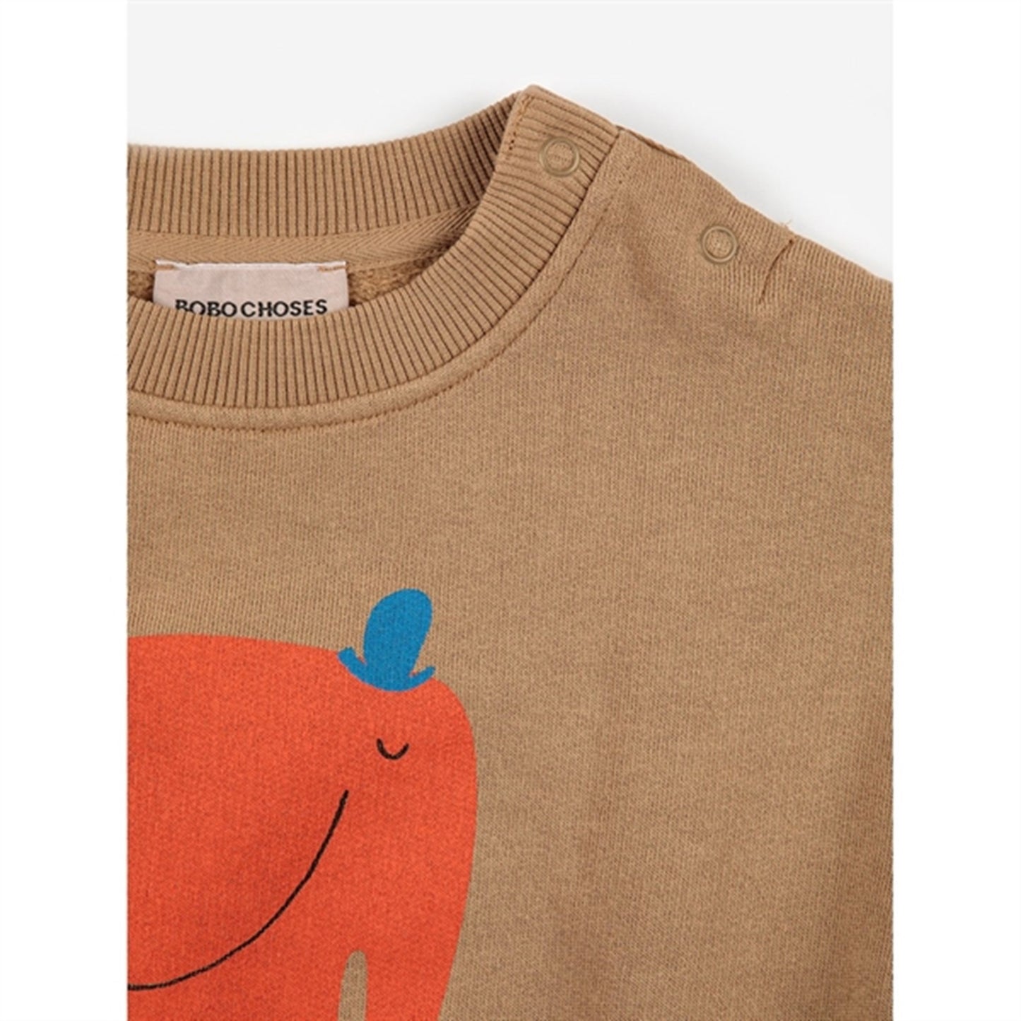 Bobo Choses Light Brown The Elephant Sweatshirt