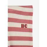 Bobo Choses Burgundy Red Maroon Stripes Leggings