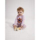 Bobo Choses Lavender Little Flower Leggings AOP