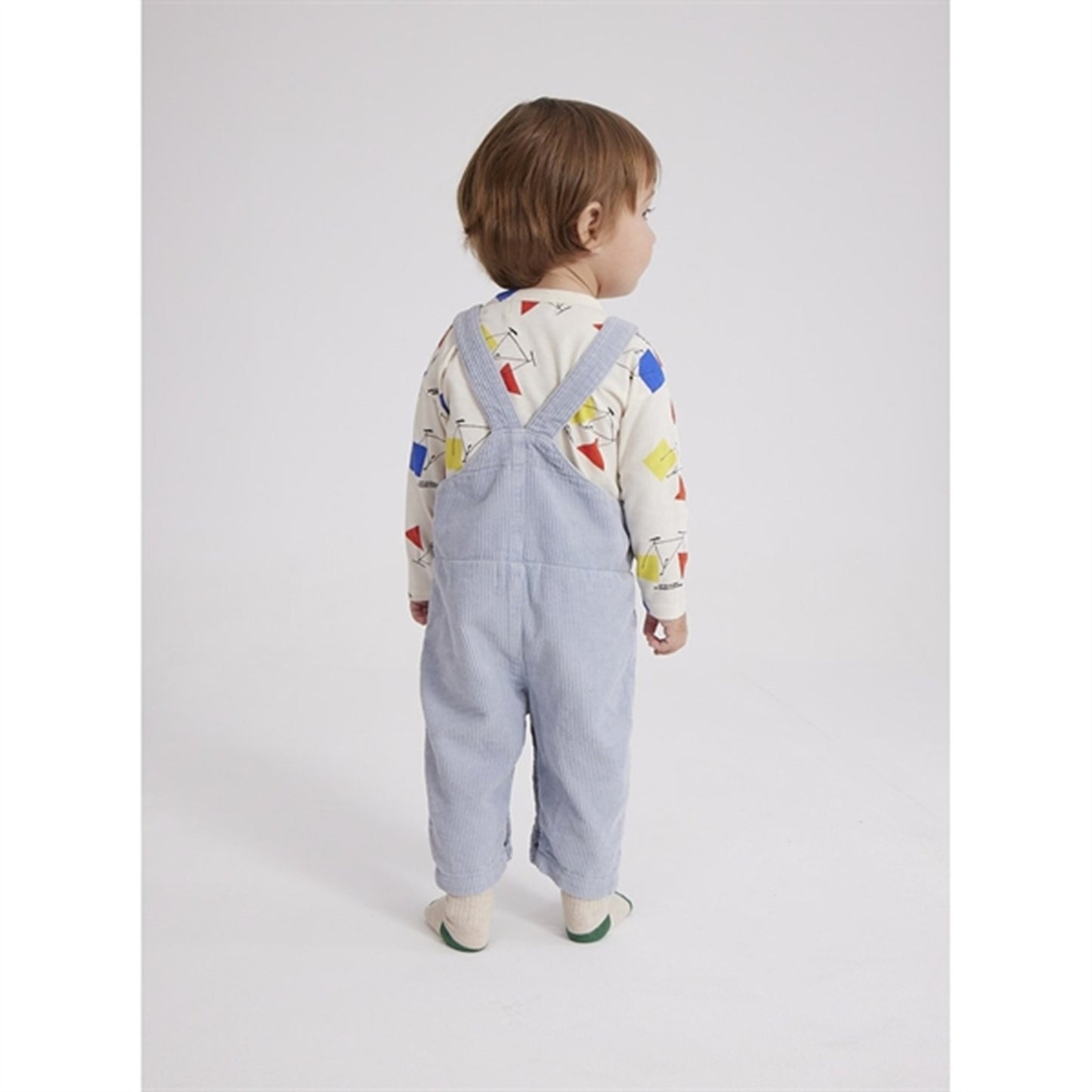 Bobo Choses Light Blue Multicolor B.C Corduroy Overall
