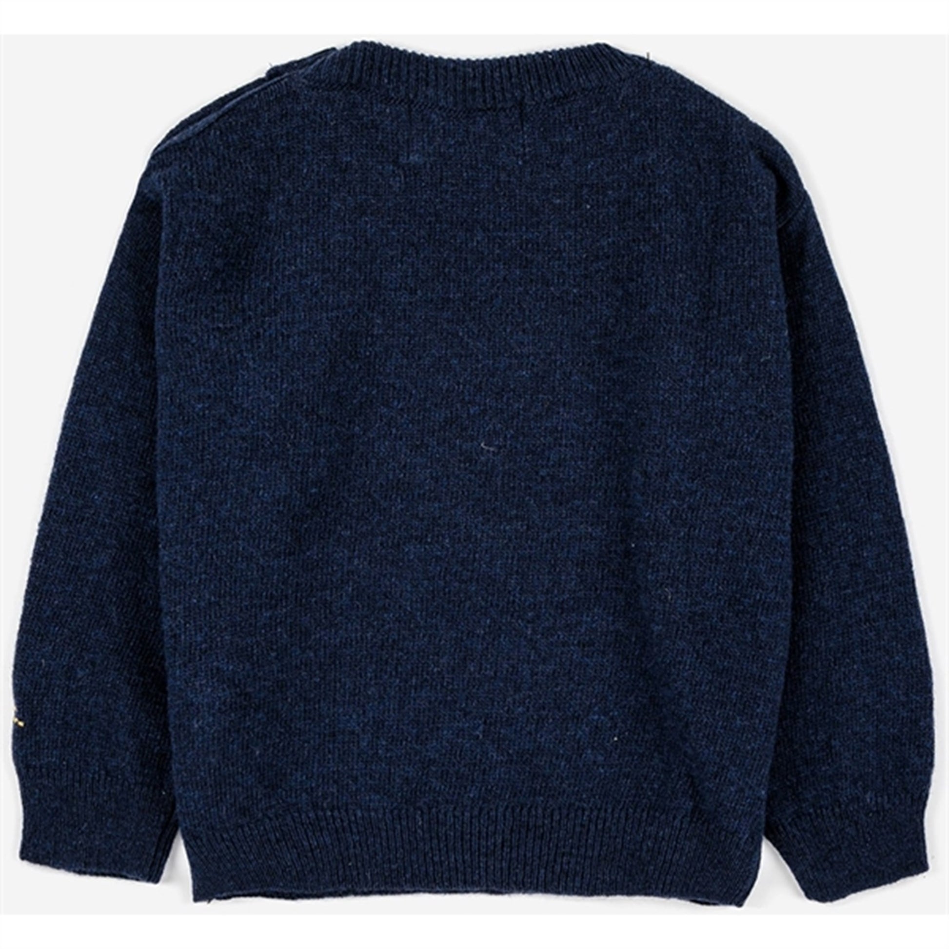 Bobo Choses Midnight Blue Rubber Duck Knit Blouse