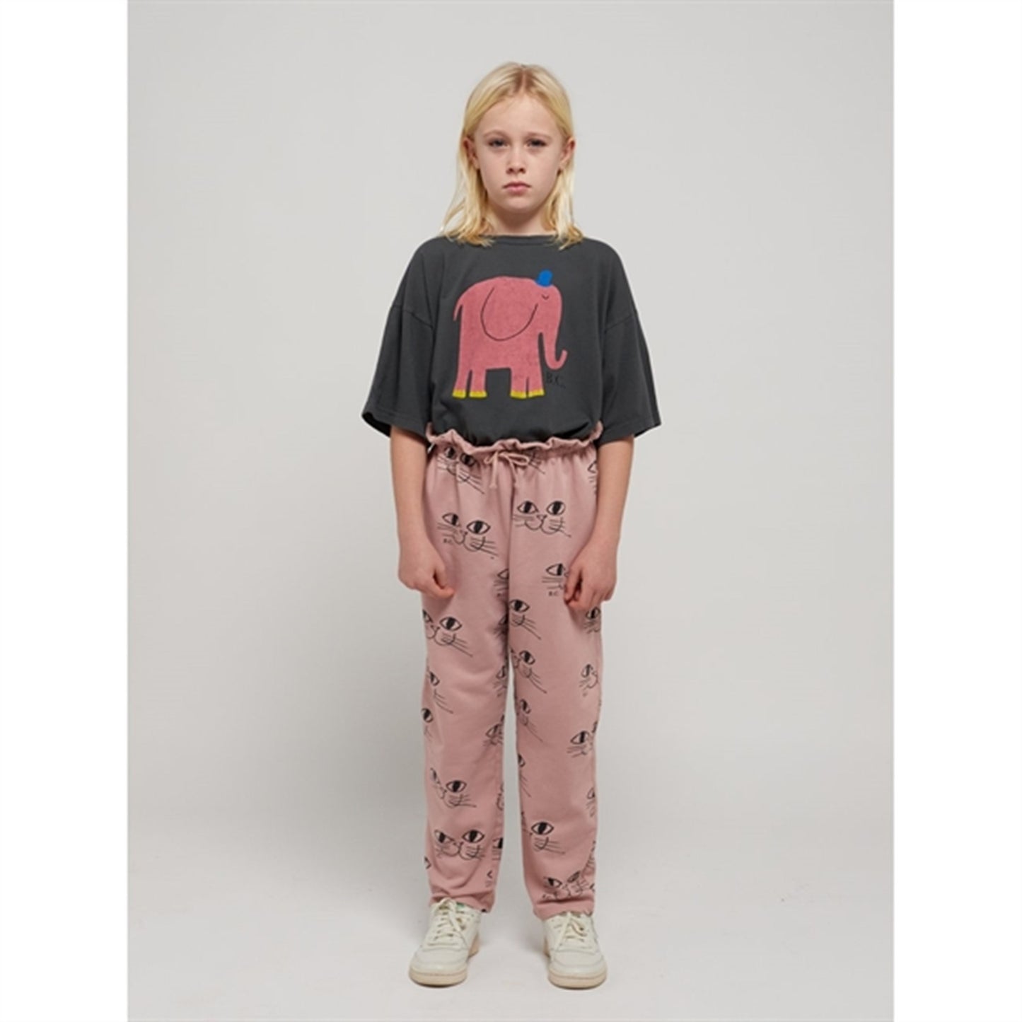 Bobo Choses Dark Grey The Elephant T-Shirt