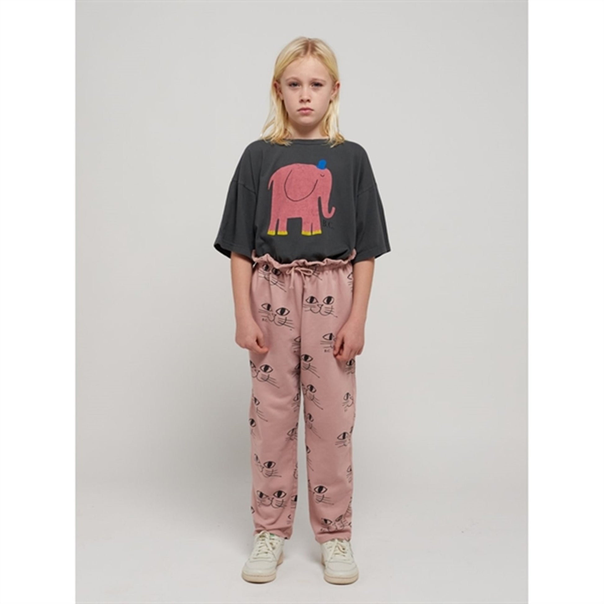 Bobo Choses Dark Grey The Elephant T-Shirt
