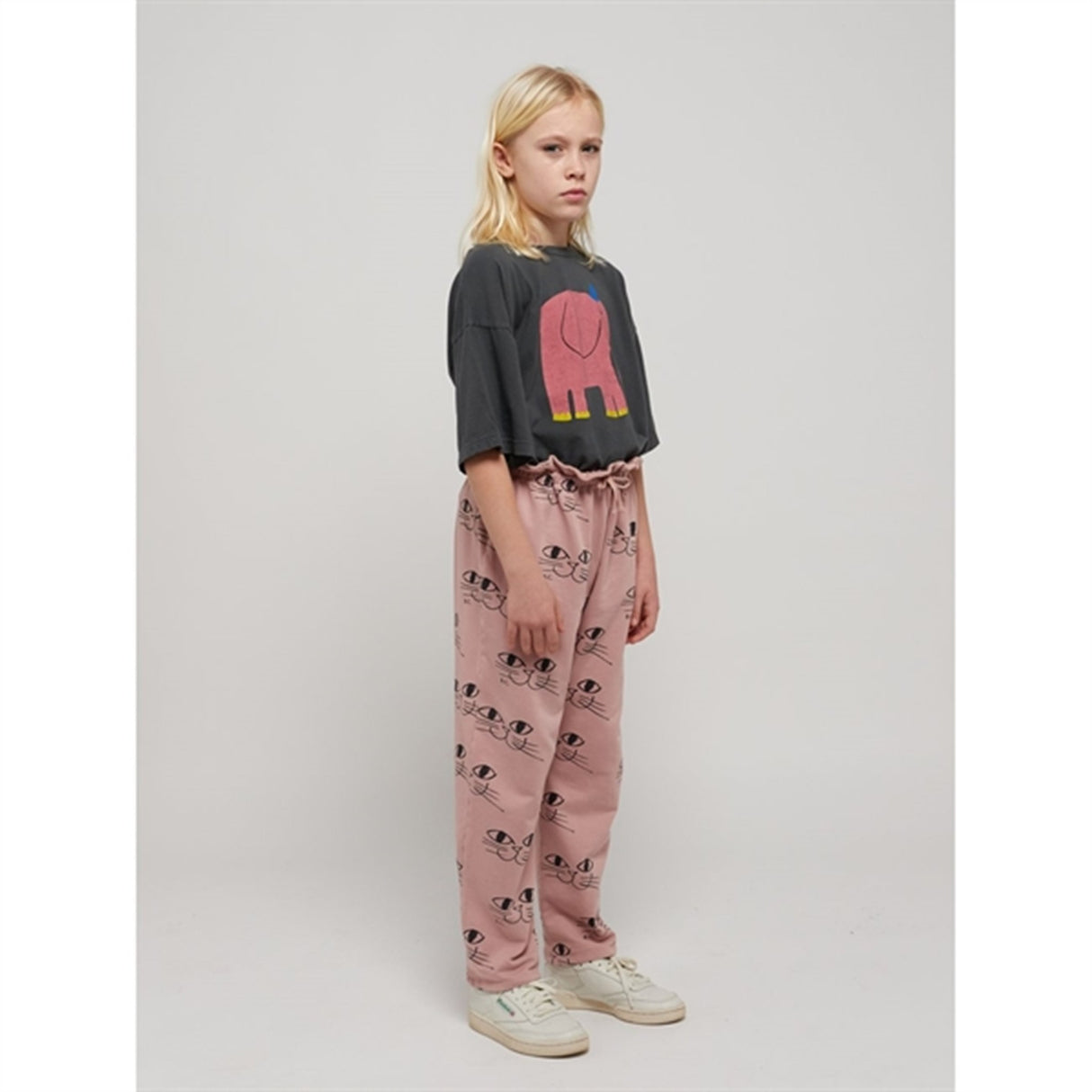 Bobo Choses Dark Grey The Elephant T-Shirt
