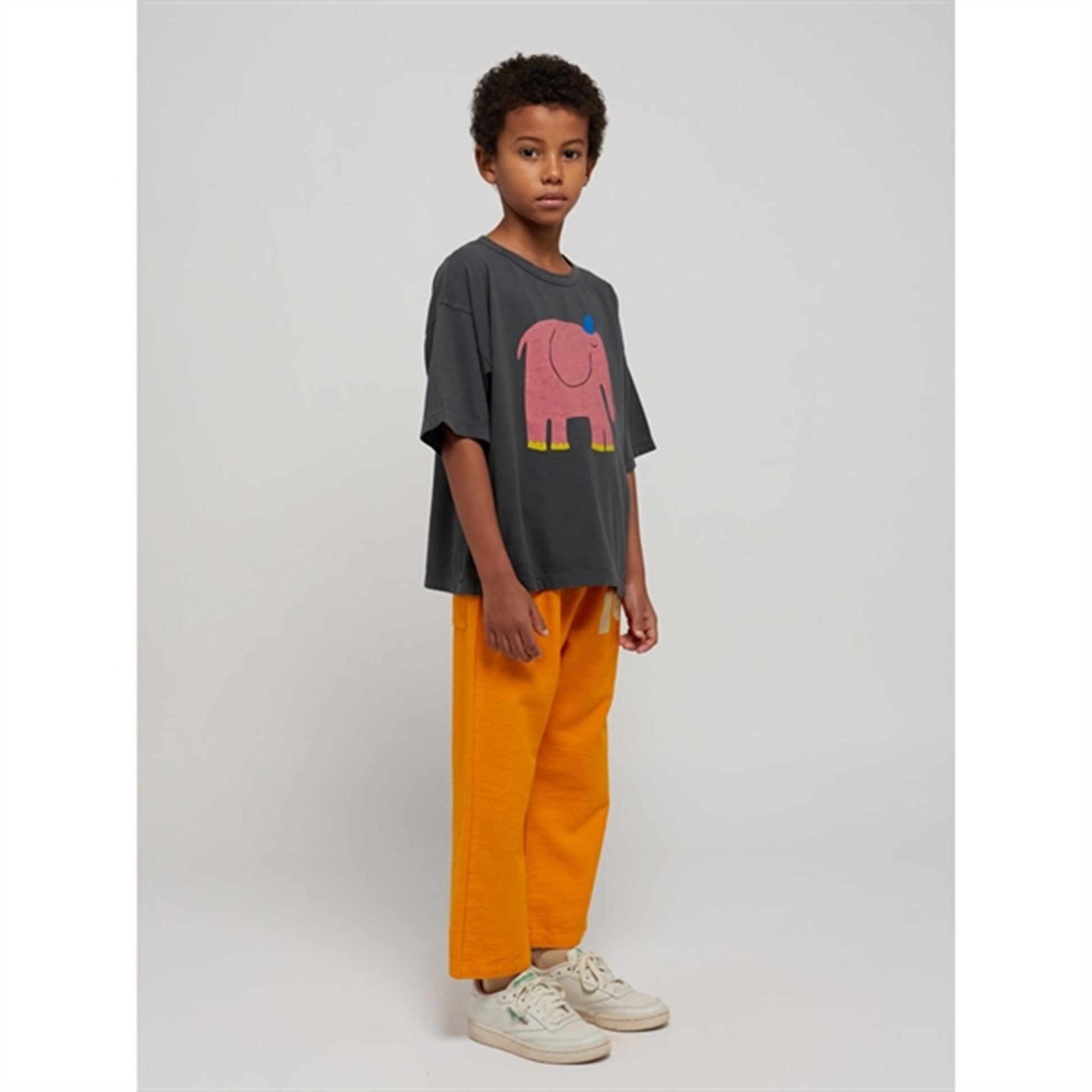 Bobo Choses Dark Grey The Elephant T-Shirt