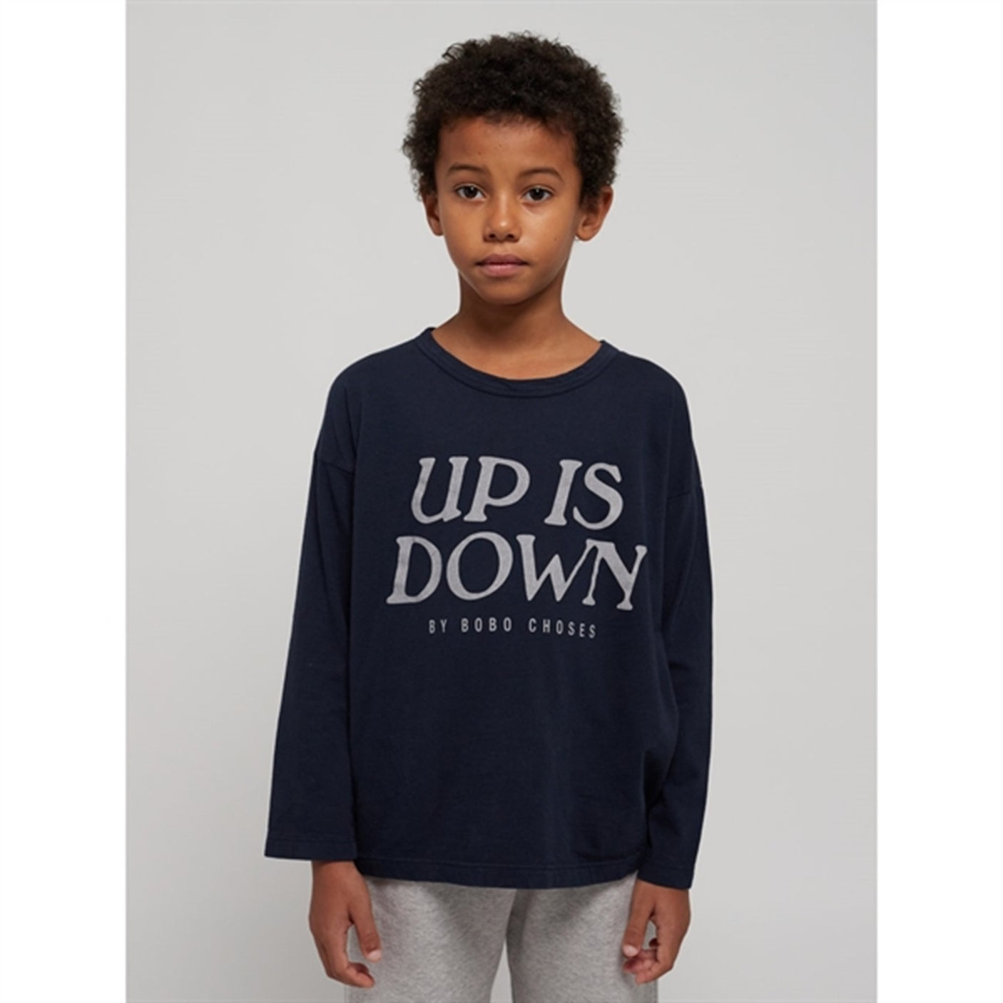 Bobo Choses Midnight Blue Up Is Down Blouse