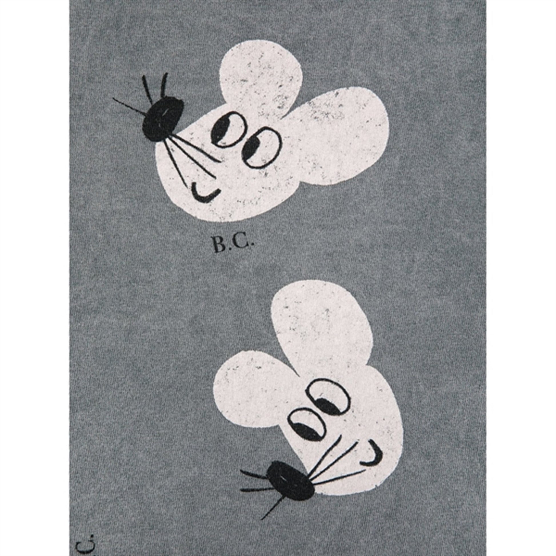 Bobo Choses Grey Mouse Blouse AOP