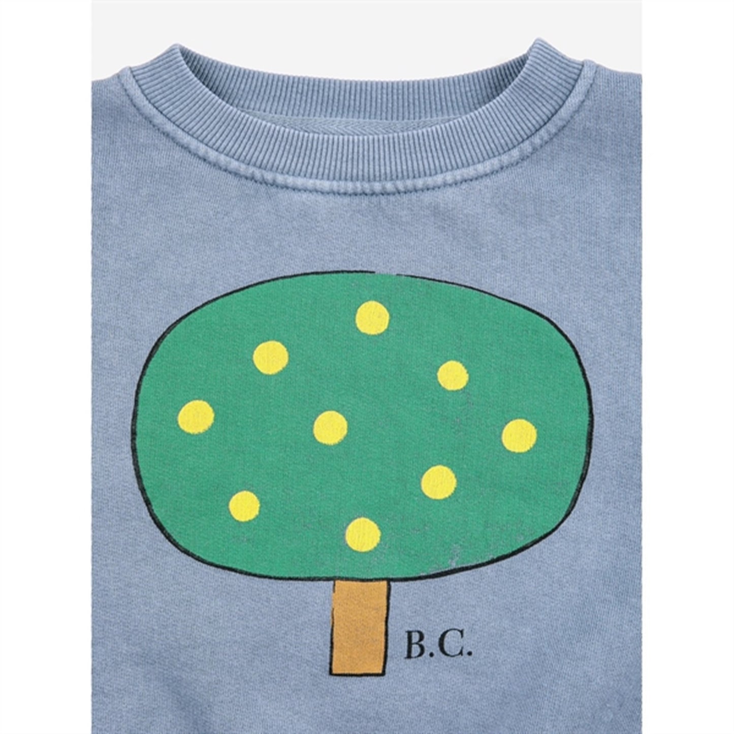 Bobo Choses Prussian Blue Green Tree Sweatshirt