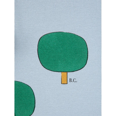 Bobo Choses Light Blue Green Tree Leggings AOP