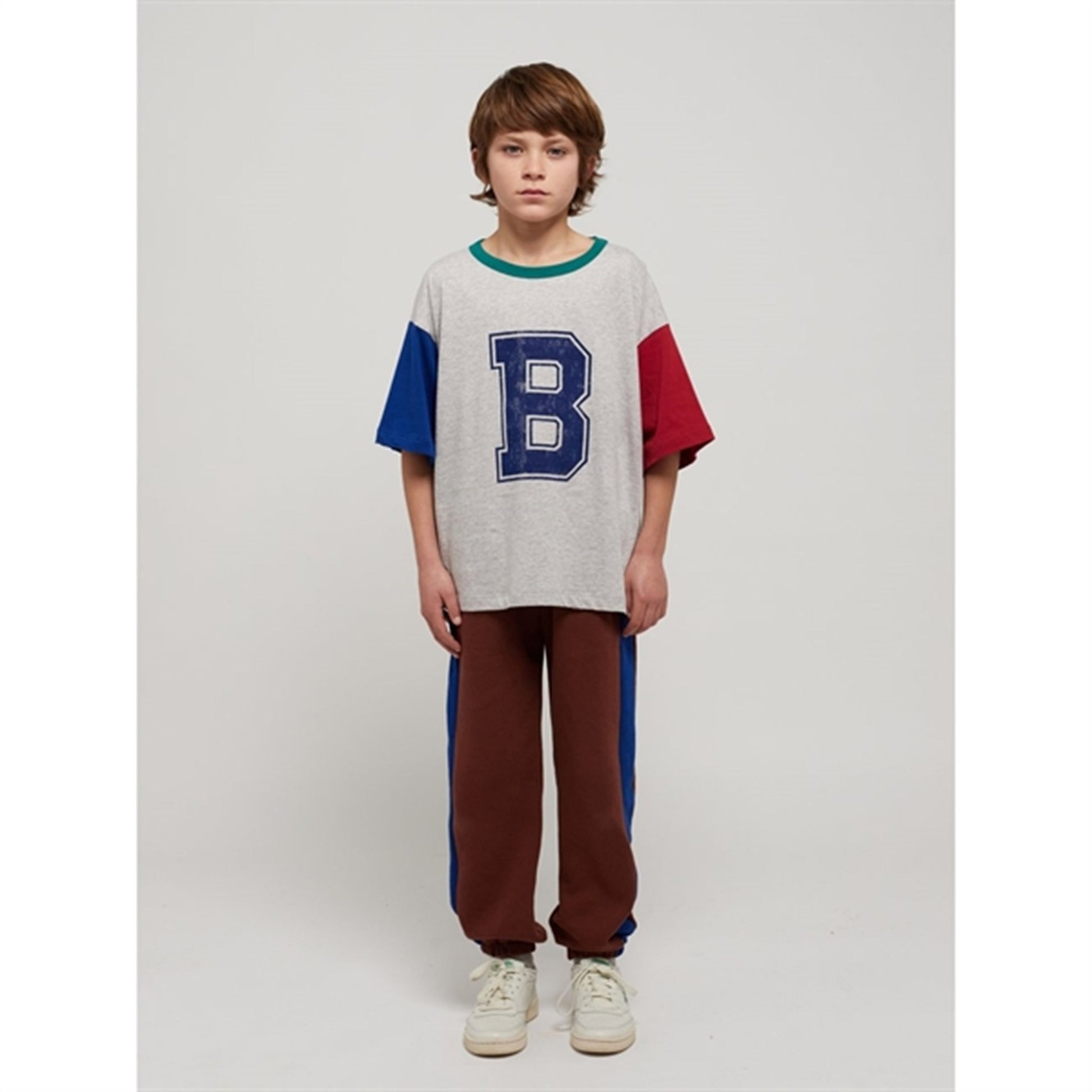 Bobo Choses Dark Brown B.C Label Sweatpants