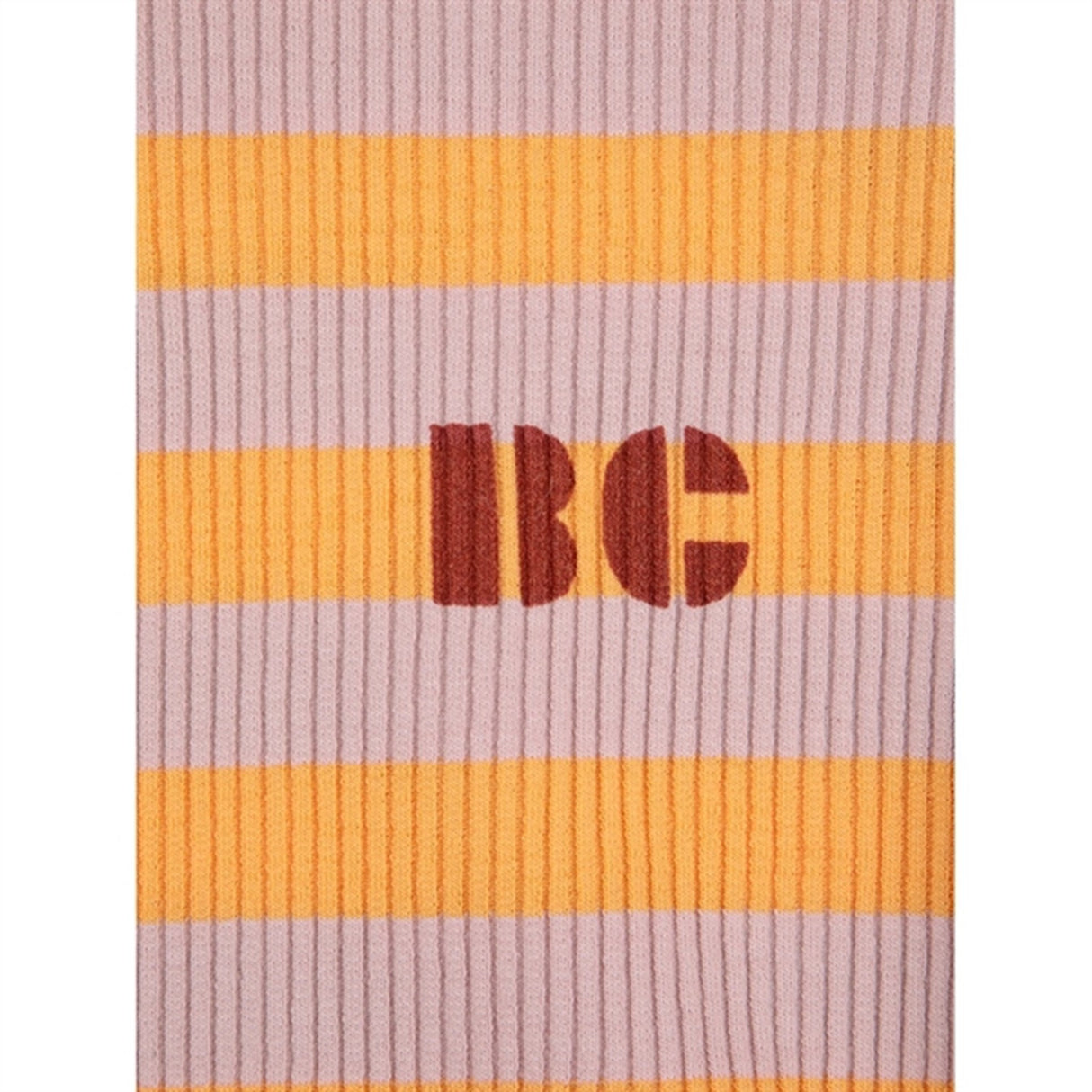 Bobo Choses Curry Horizontal Stripes Ruffles Dress