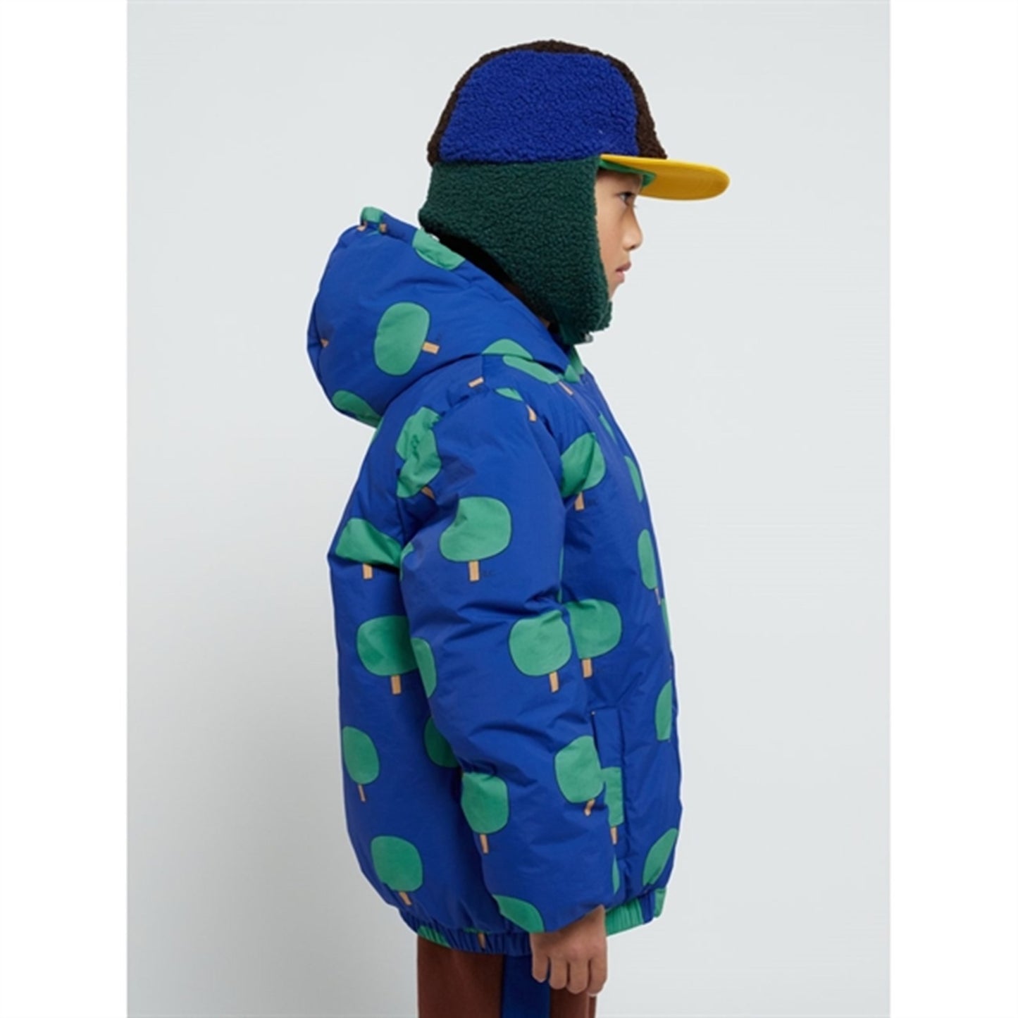 Bobo Choses Blue Green Tree Jacket AOP