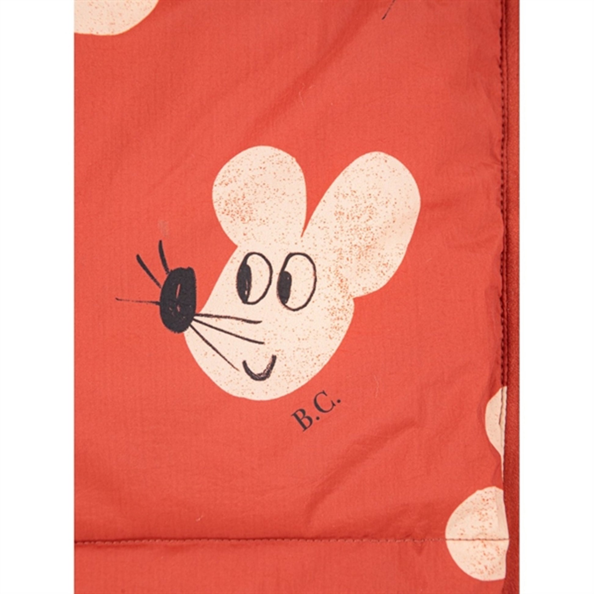 Bobo Choses Brown Mouse Polstret Jacket AOP