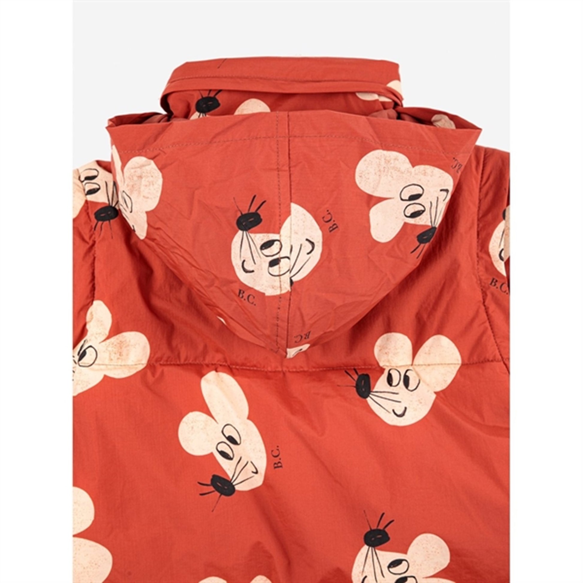 Bobo Choses Brown Mouse Polstret Jacket AOP