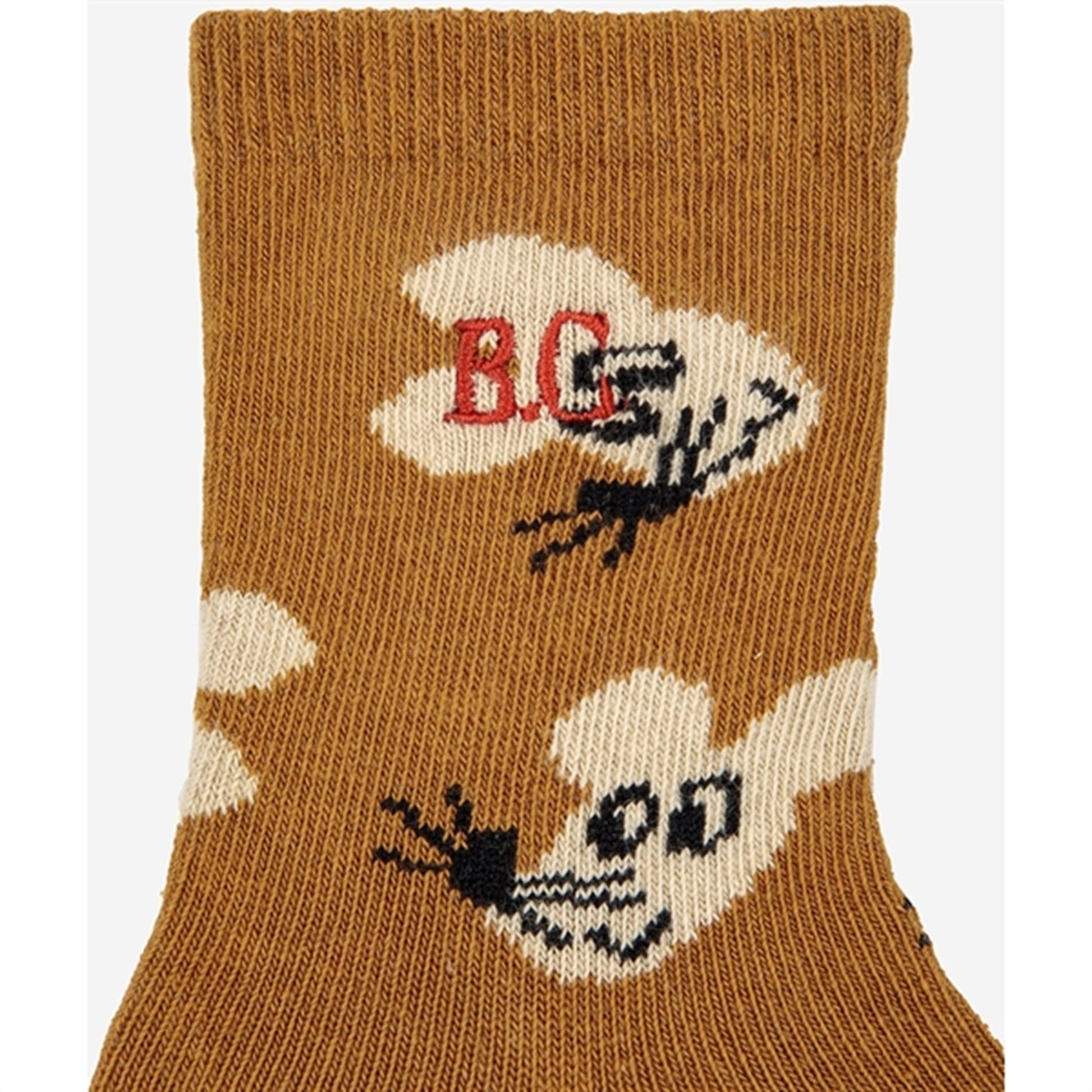 Bobo Choses Brown Mouse Socks AOP