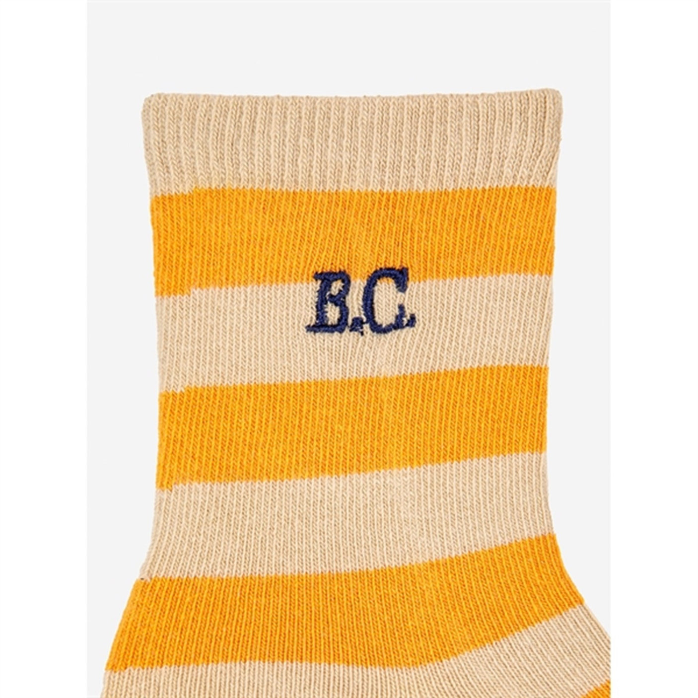 Bobo Choses Curry Yellow Stripes Socks