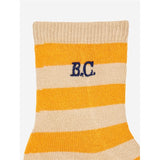 Bobo Choses Curry Yellow Stripes Socks