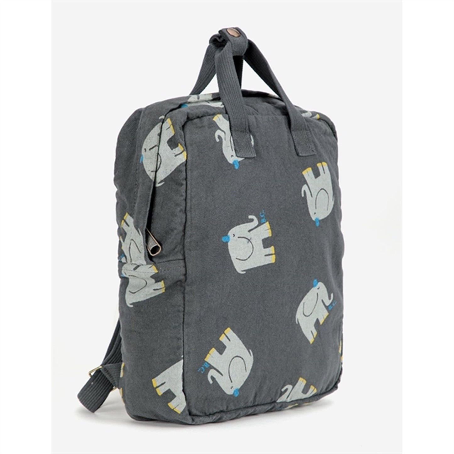 Bobo Choses Dark Grey The Elefant Schoolbag AOP