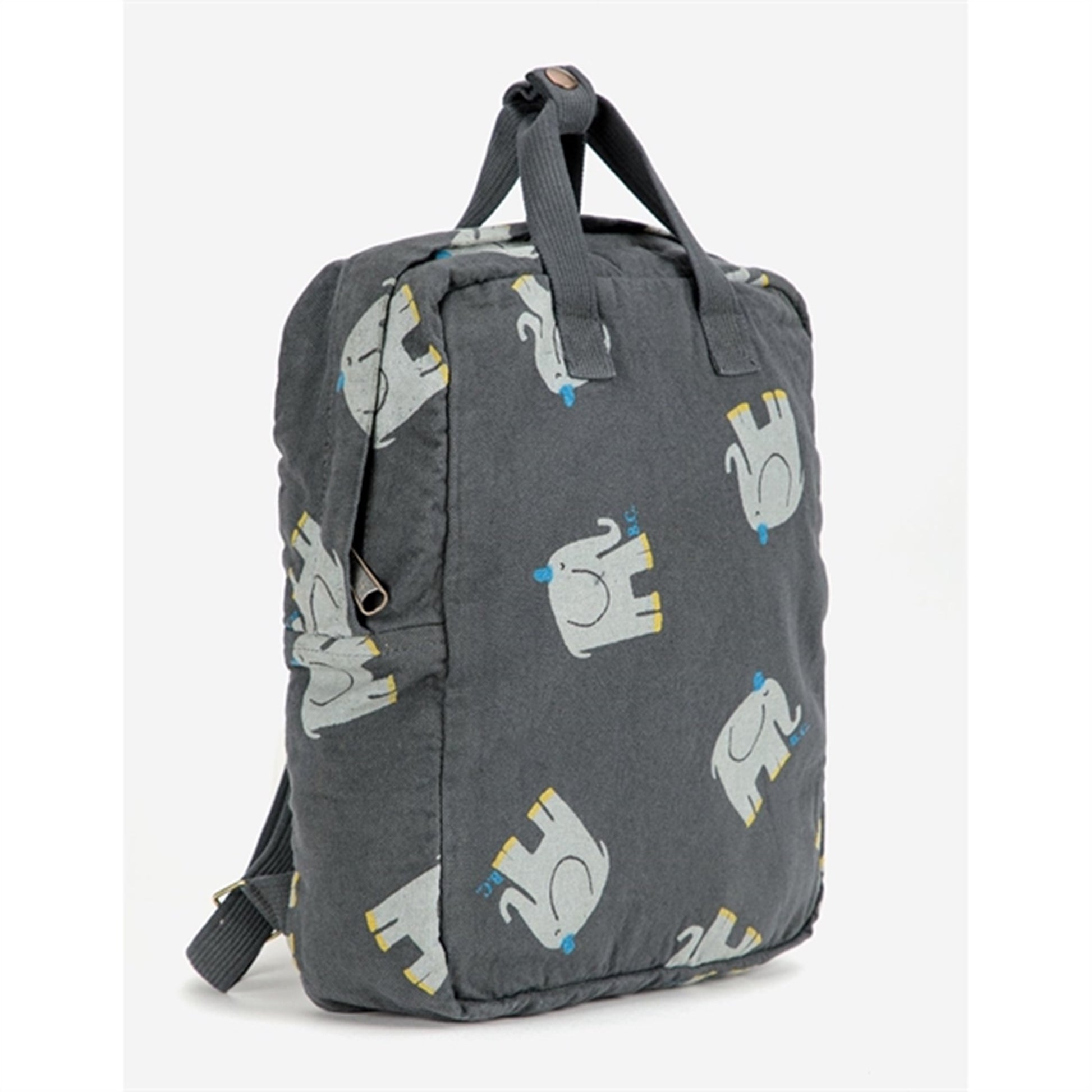 Bobo Choses Dark Grey The Elefant Schoolbag AOP