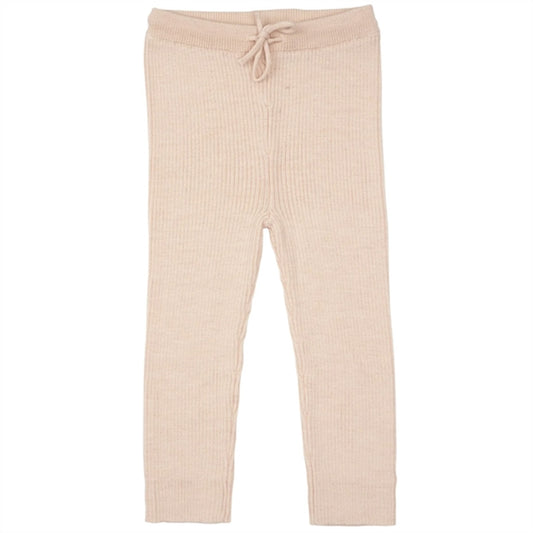 Copenhagen Colors Soft Pink Merino Classic Rib Leggings