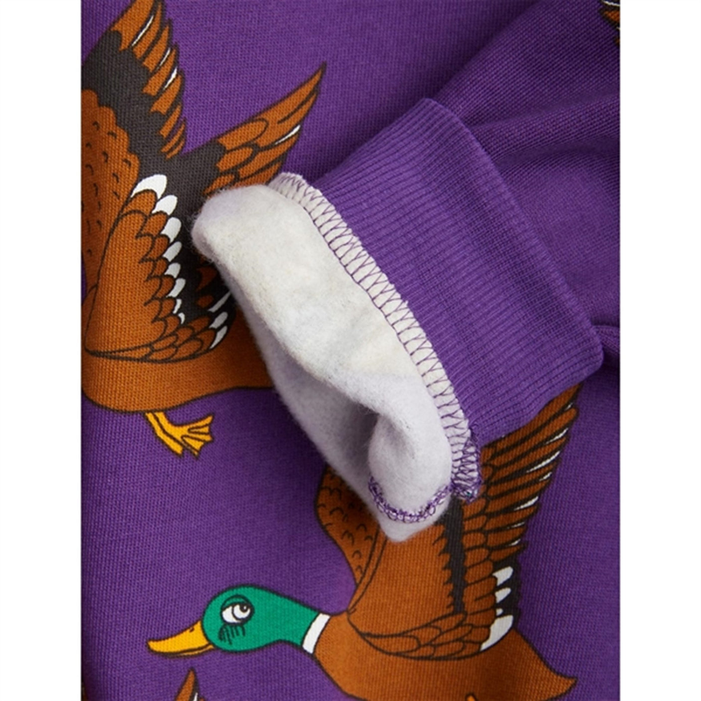 Mini Rodini Ducks Aop Sweatshirt Purple 2