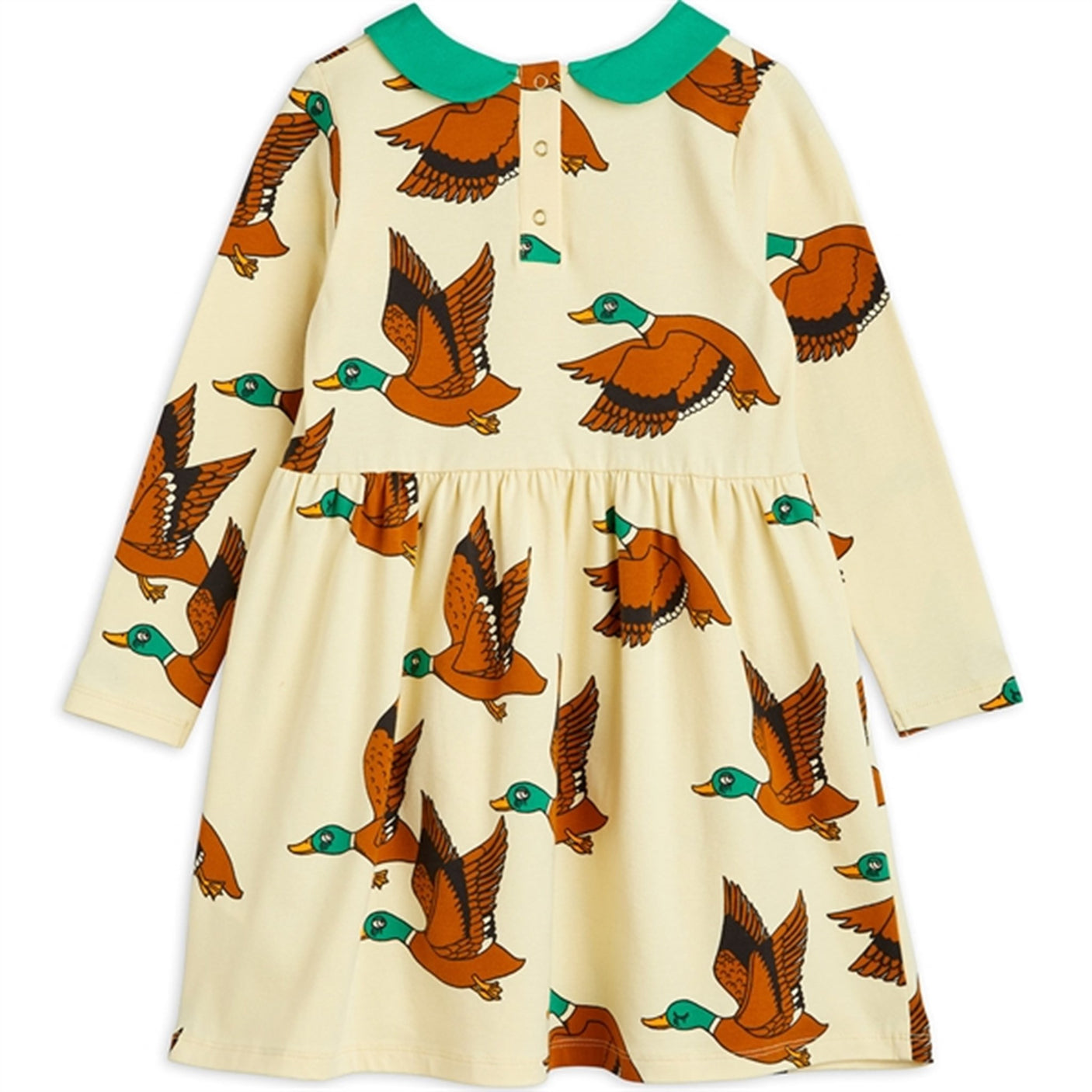 Mini Rodini Ducks Aop Dress Yellow 4