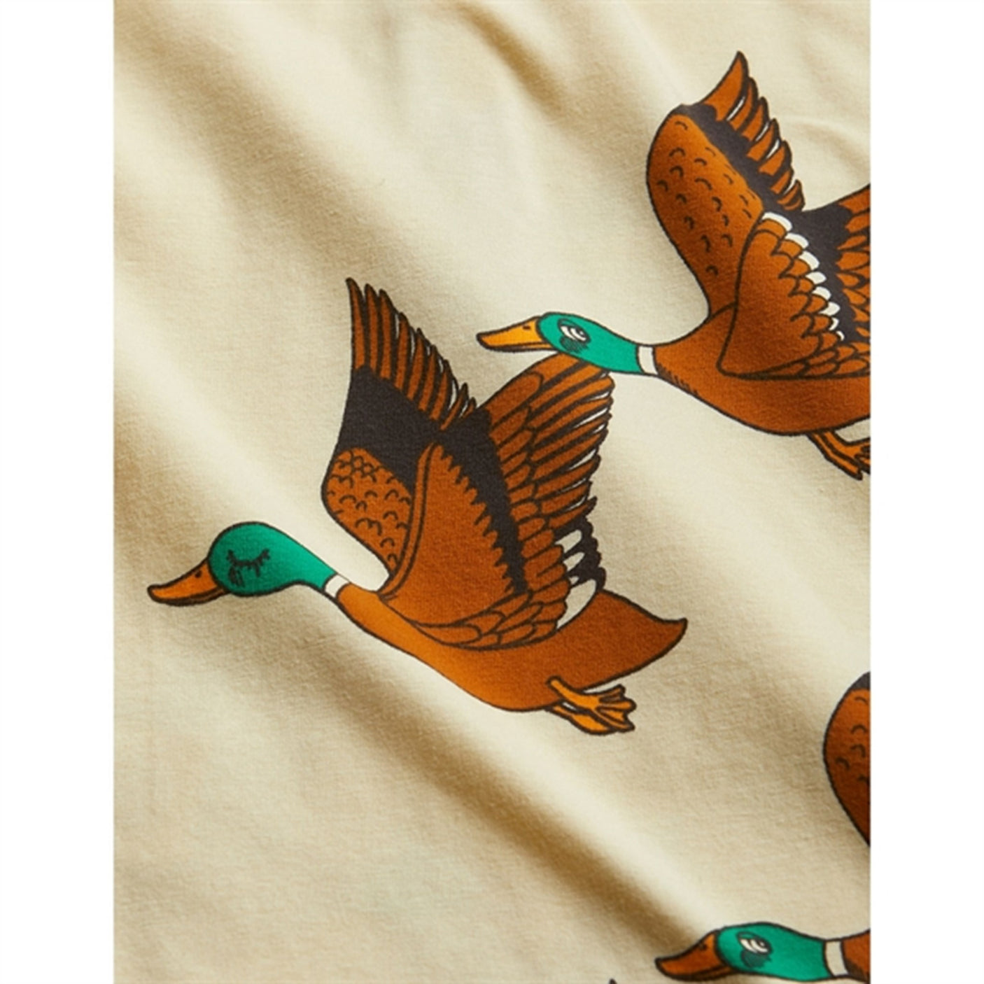 Mini Rodini Ducks Aop Dress Yellow 3