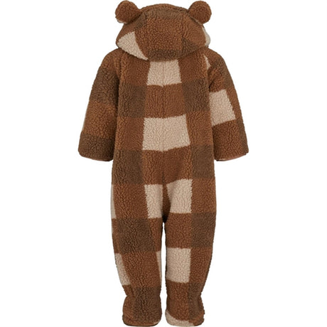 MarMar Robert B Teddybear Fleece Suit Chunky Hazel Check