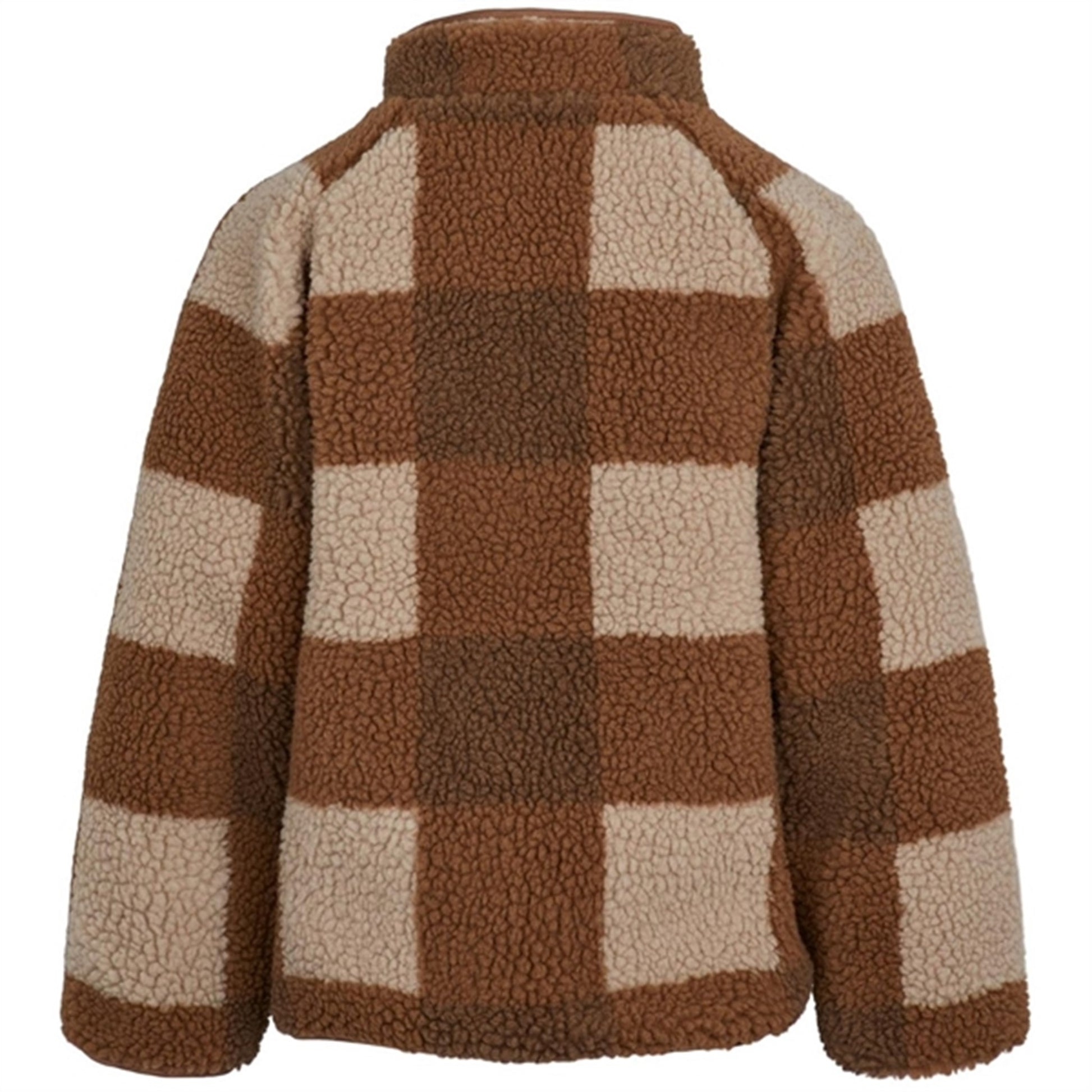 MarMar Jerry Teddybear Fleece Jacket Chunky Hazel Check