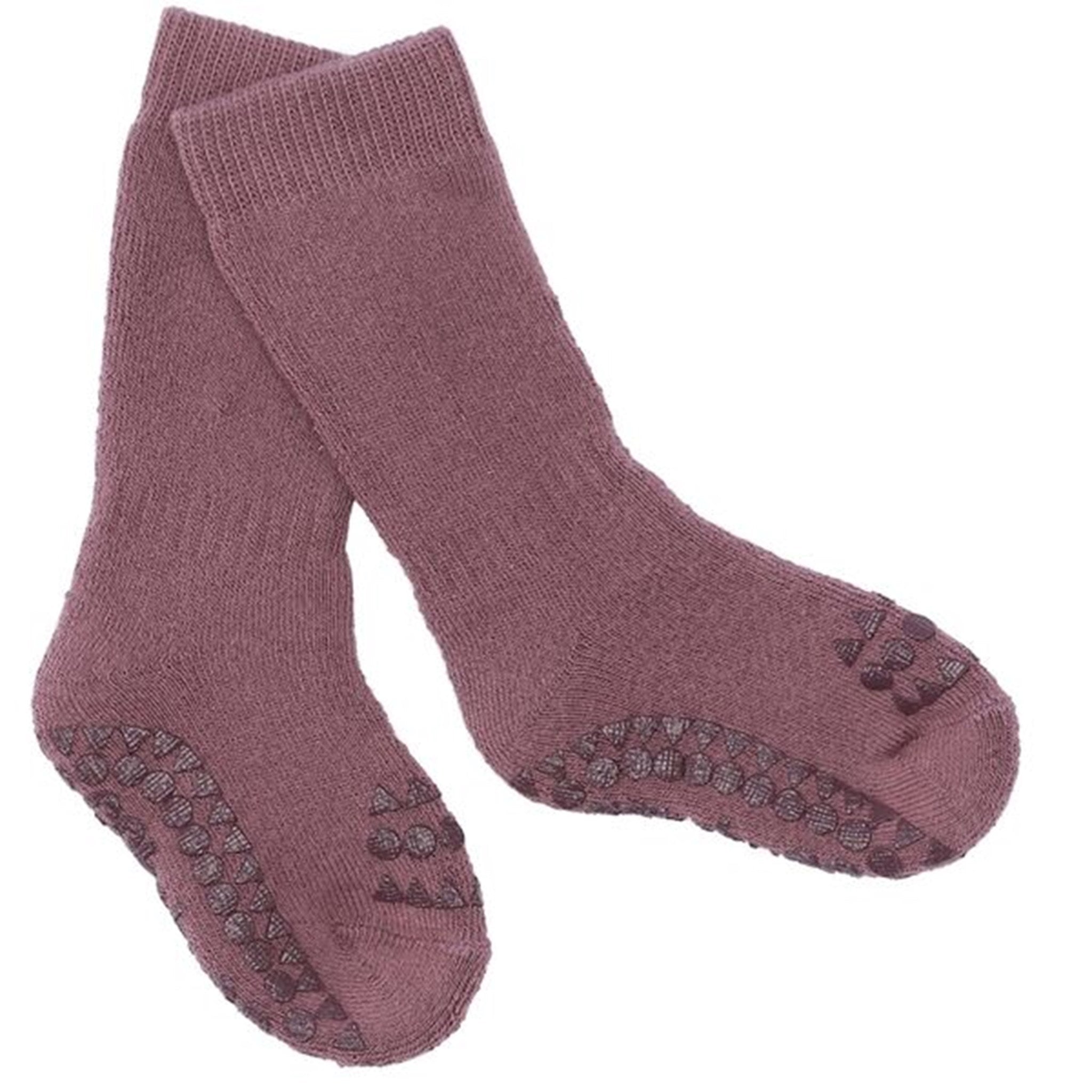 GObabyGO Non-slip Socks Misty Plum