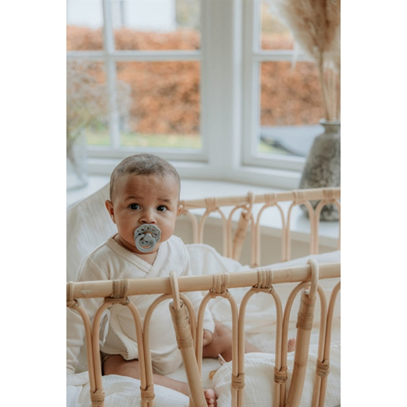Bibs Boheme Latex Pacifier 2-pack Ivory/Sage