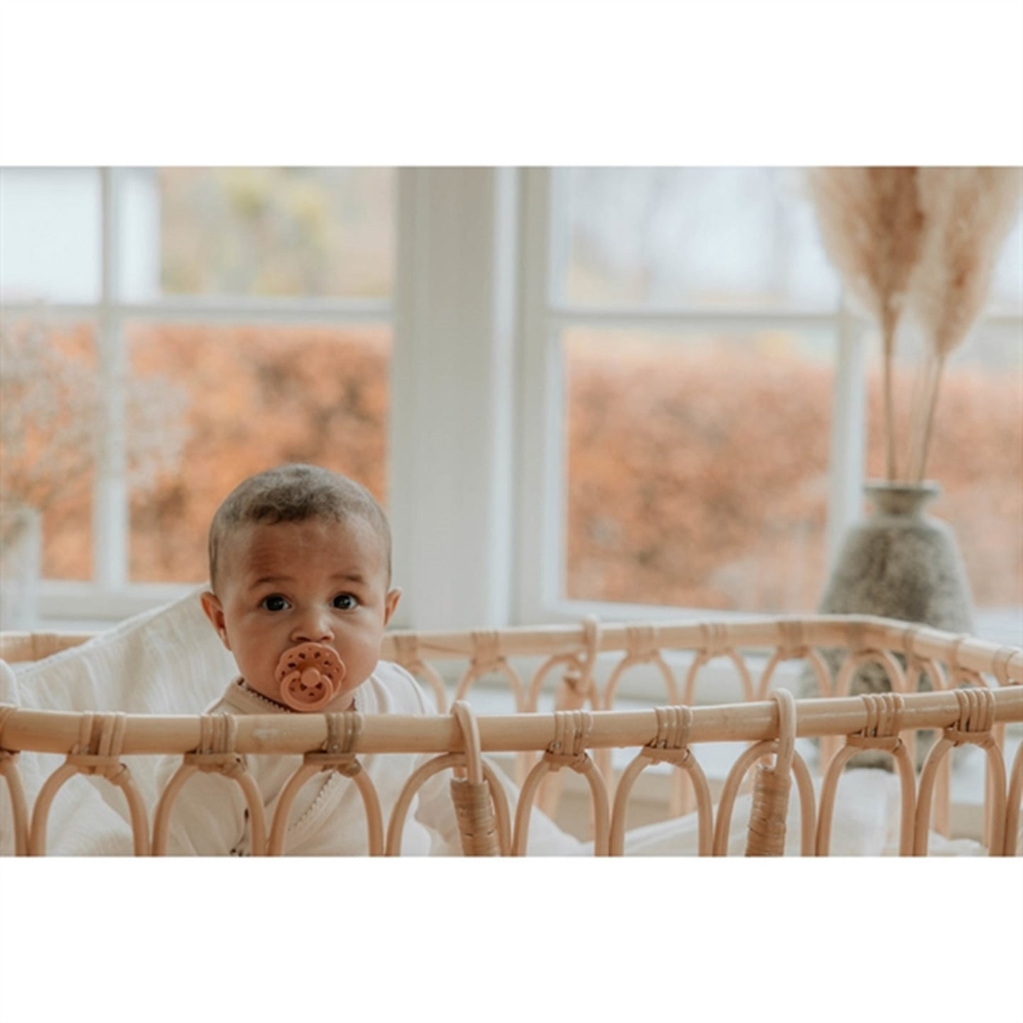 Bibs Boheme Latex Pacifier 2-pack Vanilla/Peach