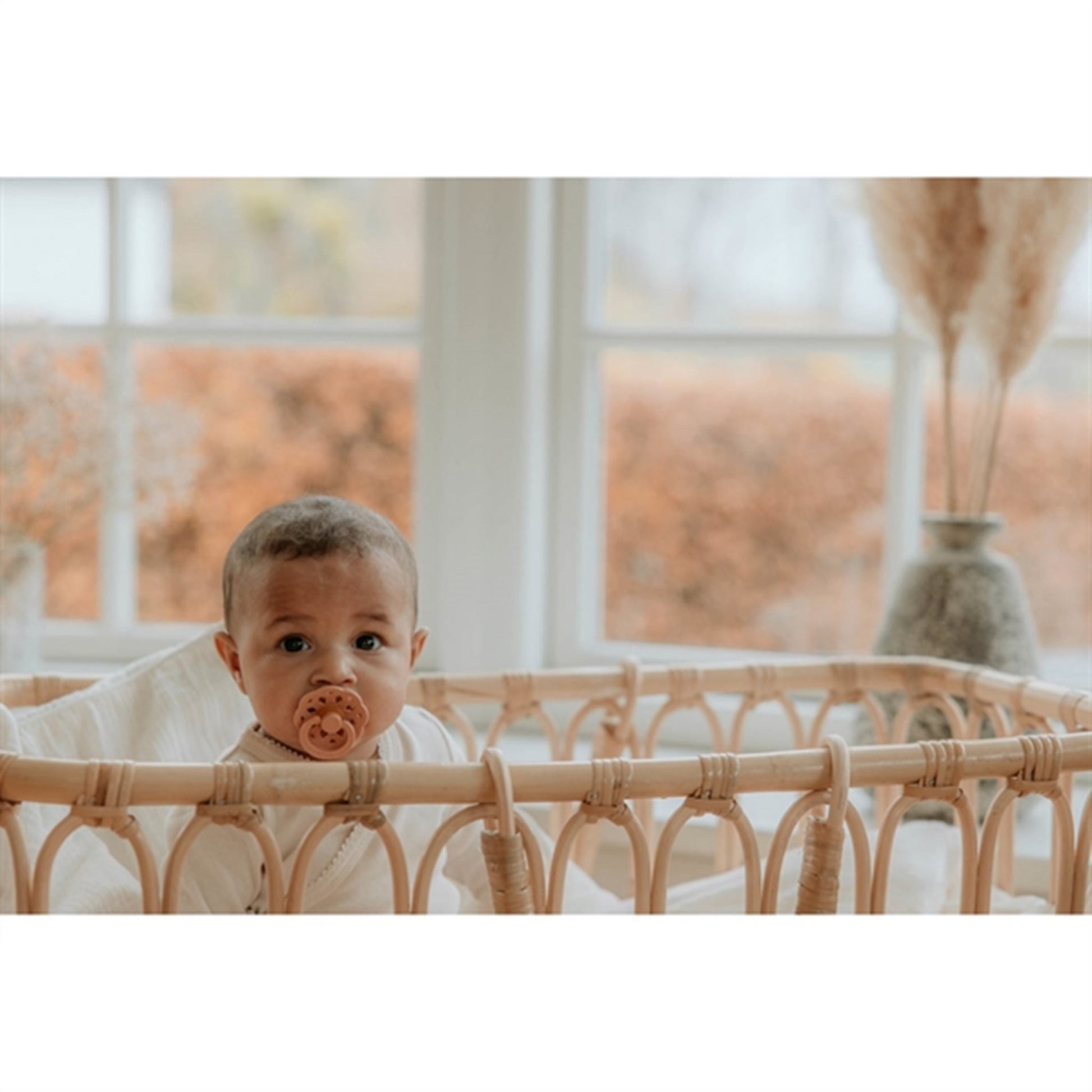 Bibs Boheme Latex Pacifier 2-pack Vanilla/Peach